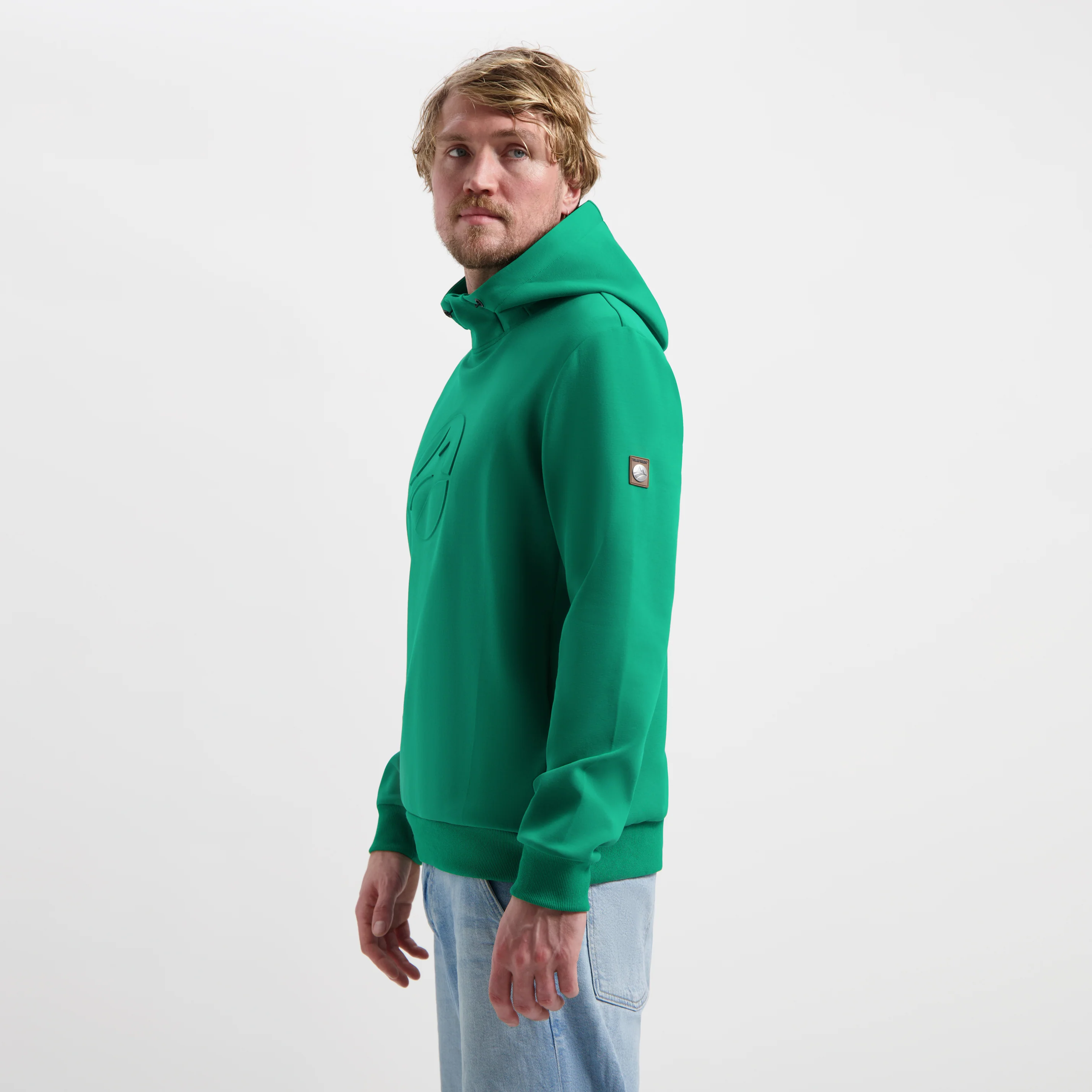 Ivar Men - Outdoor sweater - Hoodie - Dark green - Image 2