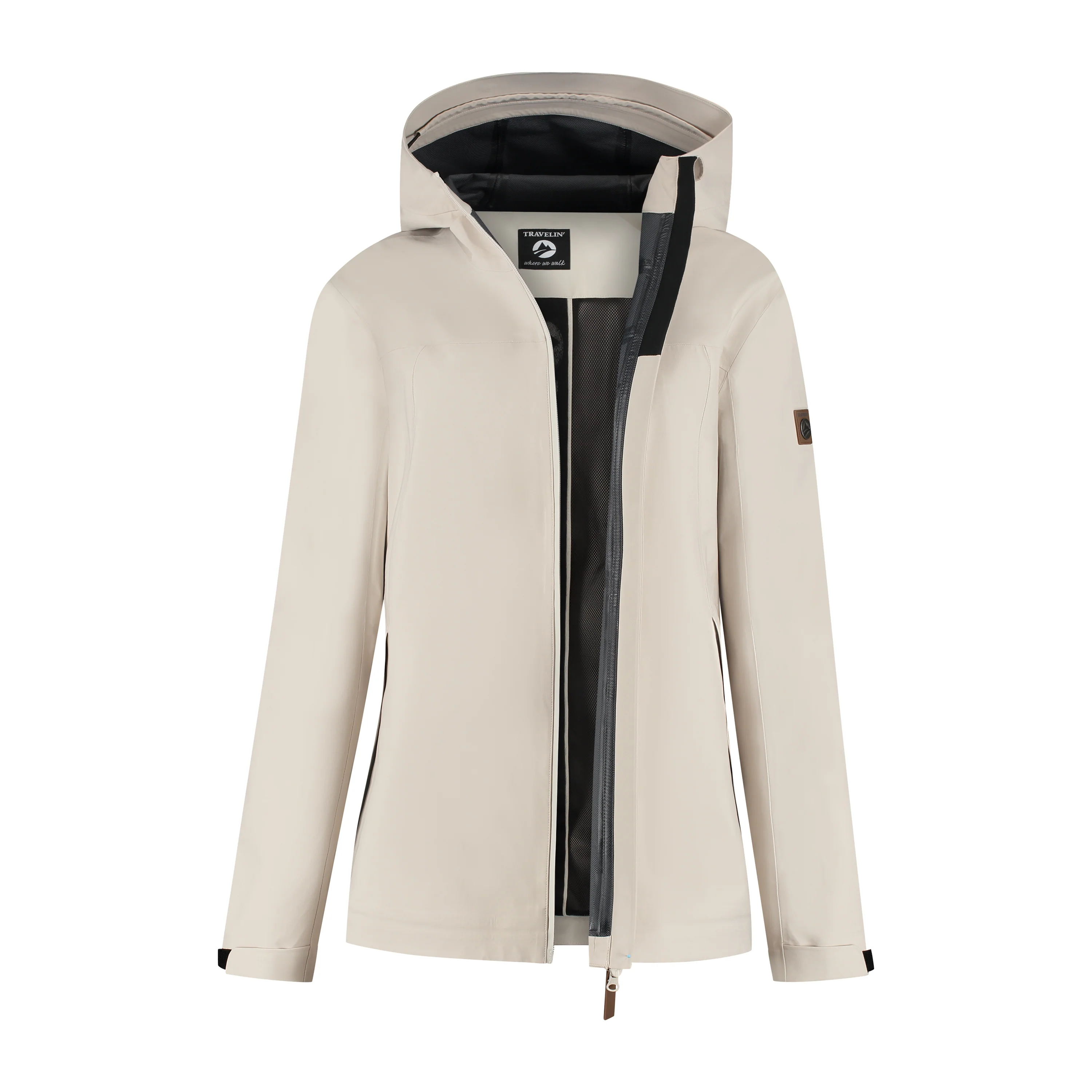 Jannike Women - Hardshell jacket - Waterproof - Sand - Image 8