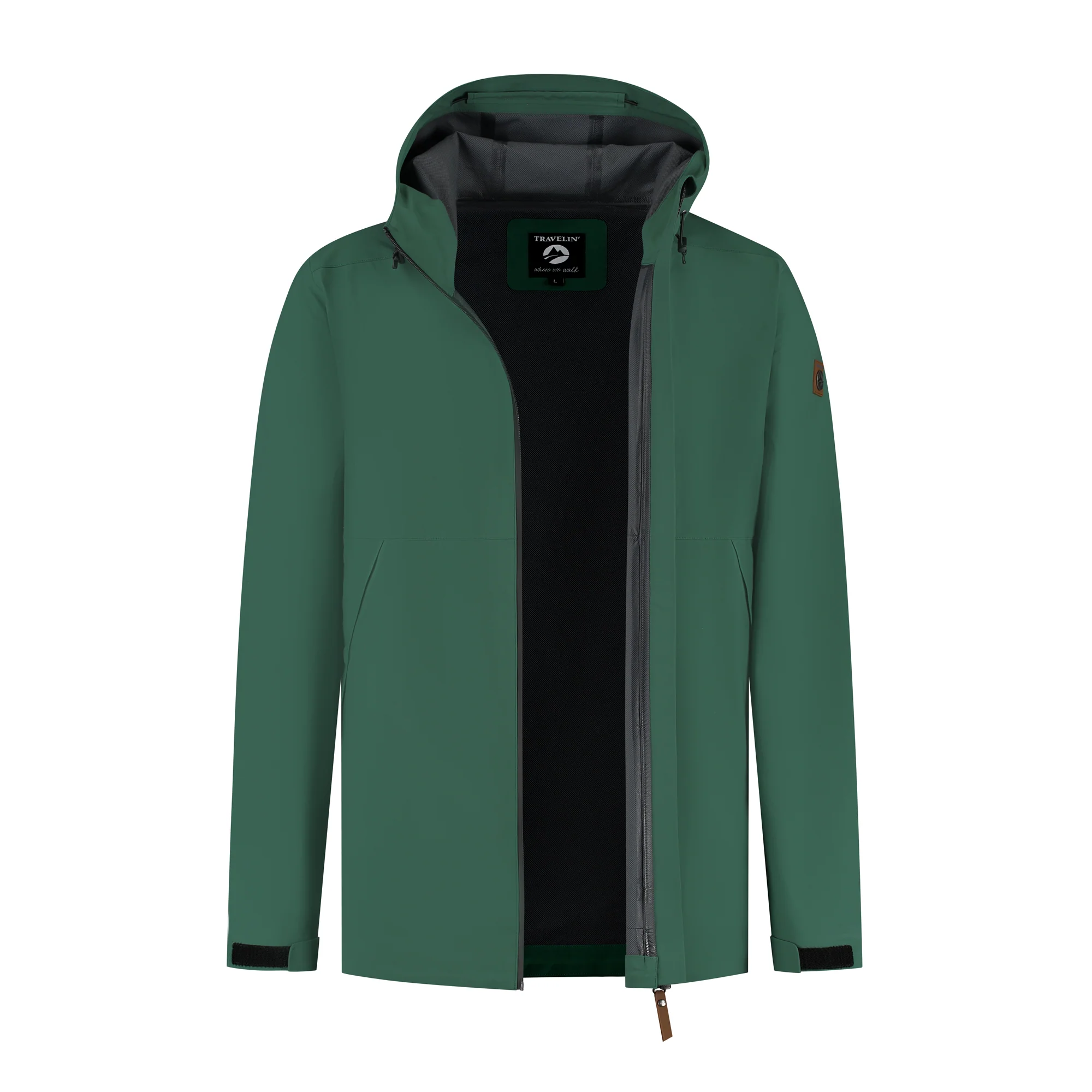 Jari Men - Hardshell jacket - Waterproof - Dark green - Image 6