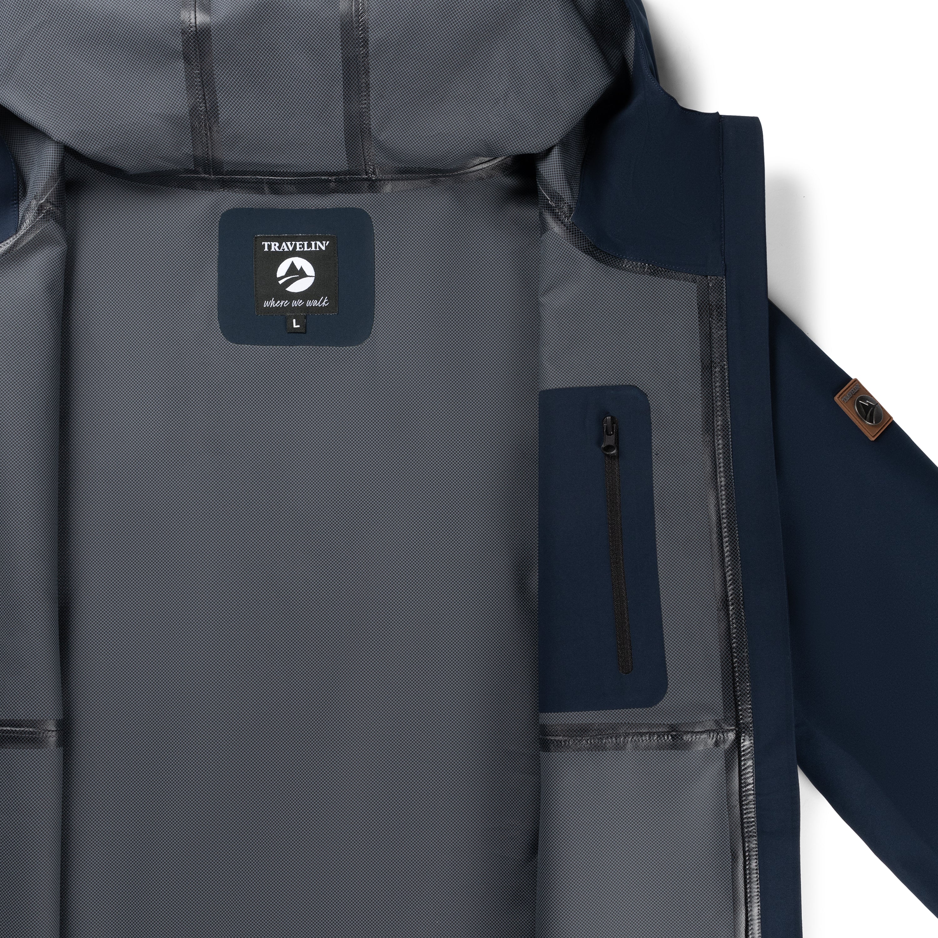 Jari Men - Hardshell jacket - Waterproof - Navy - Image 10