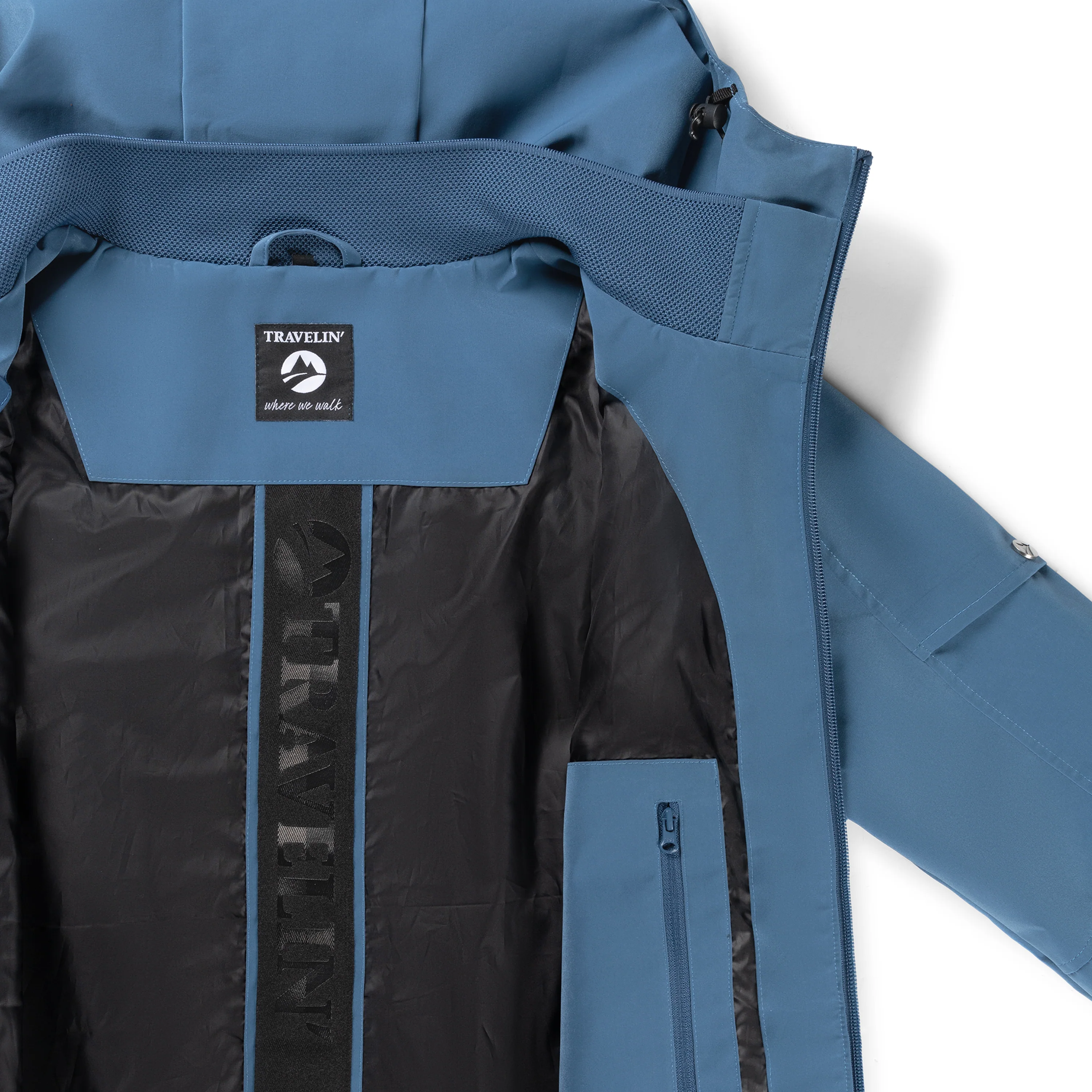 Karl Men - Hardshell jacket - Waterproof - Blue - Image 9