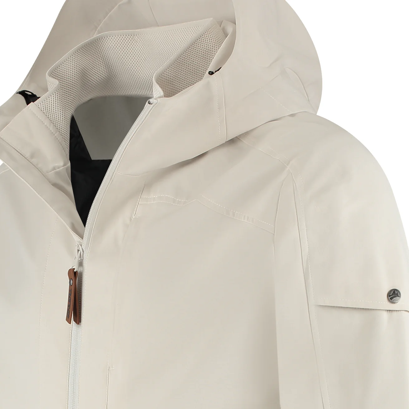 Karl Men - Hardshell jacket - Waterproof - Sand - Image 8
