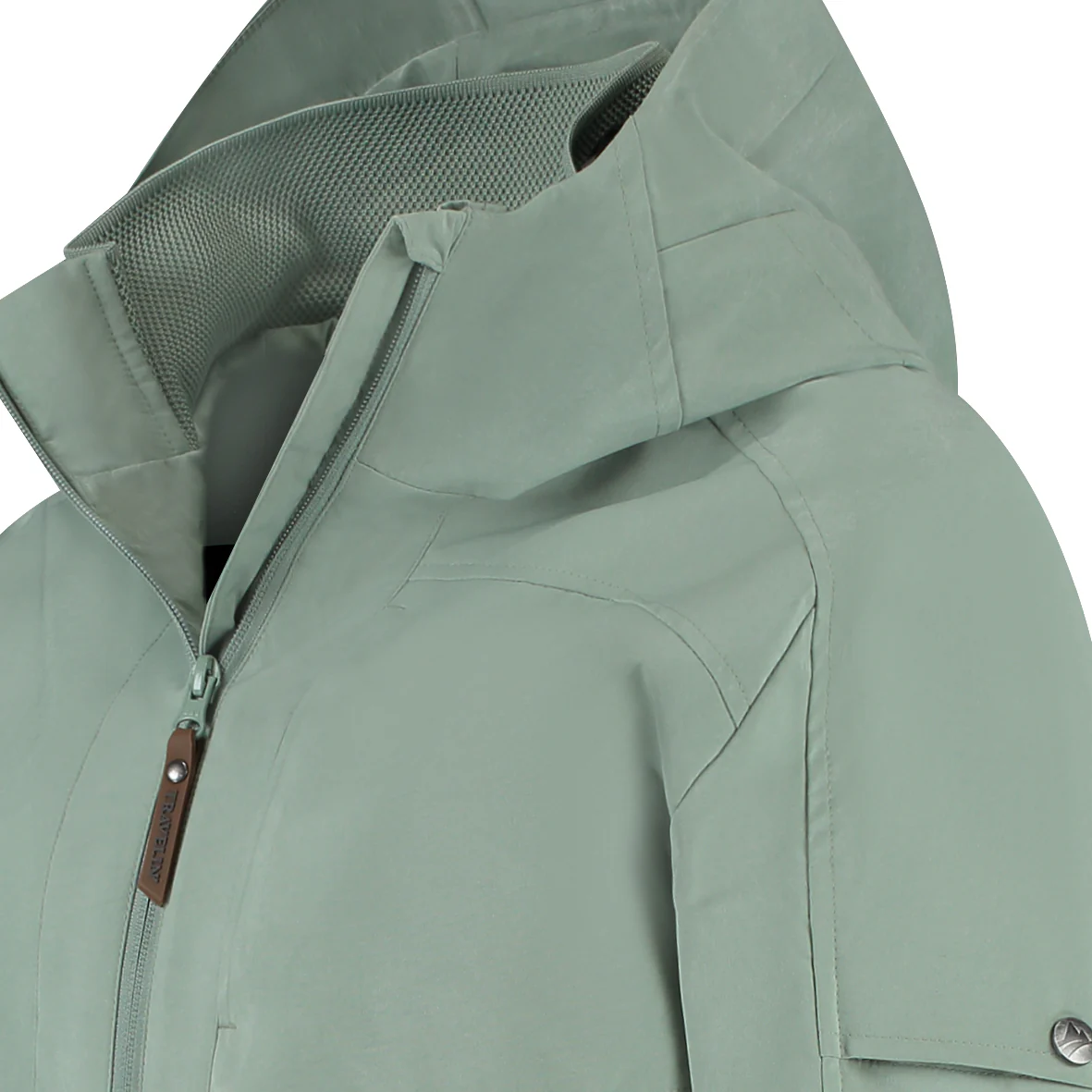 Katla Women - Hardshell jacket - Waterproof - Green - Image 8