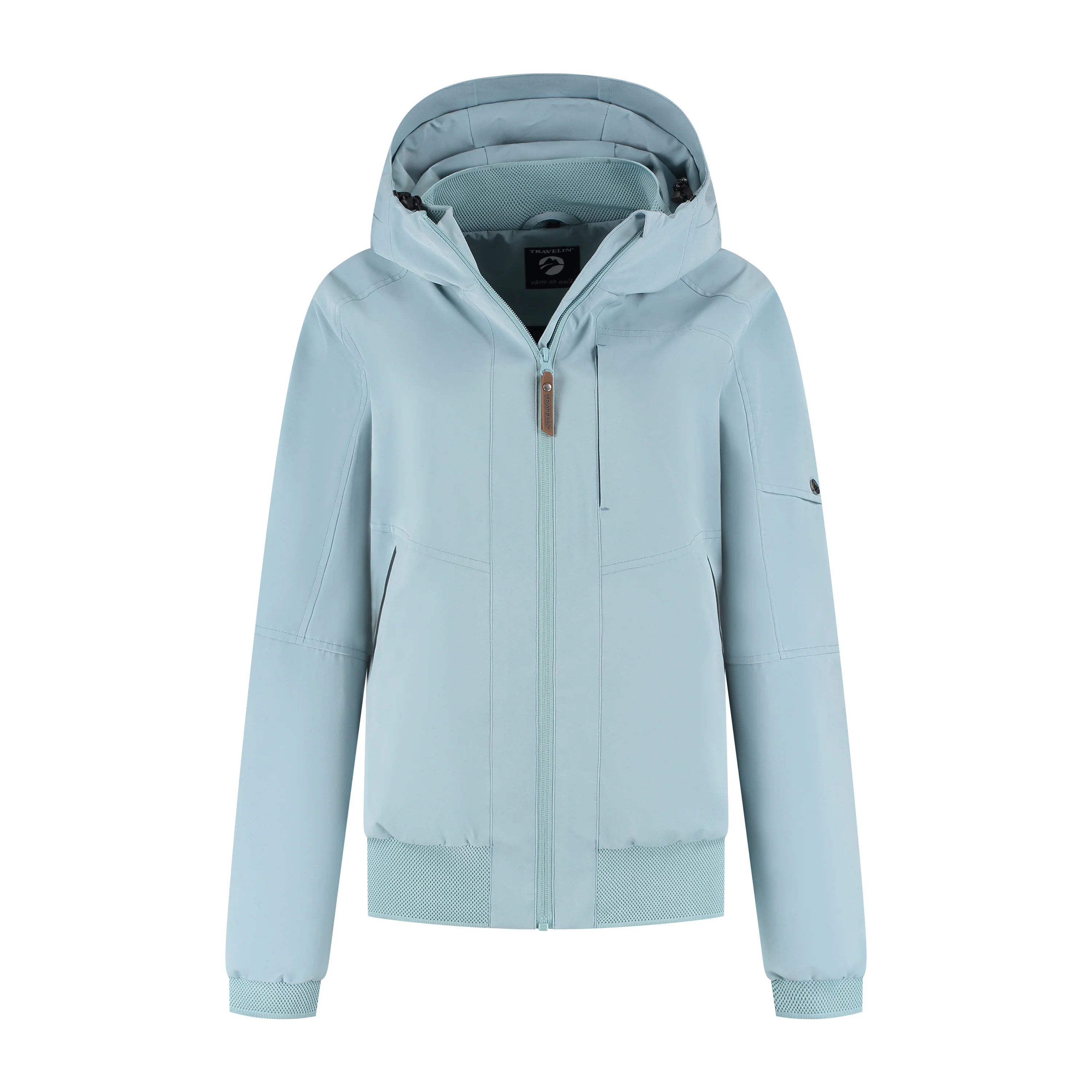 Katla Women - Hardshell jacket - Waterproof - Light blue