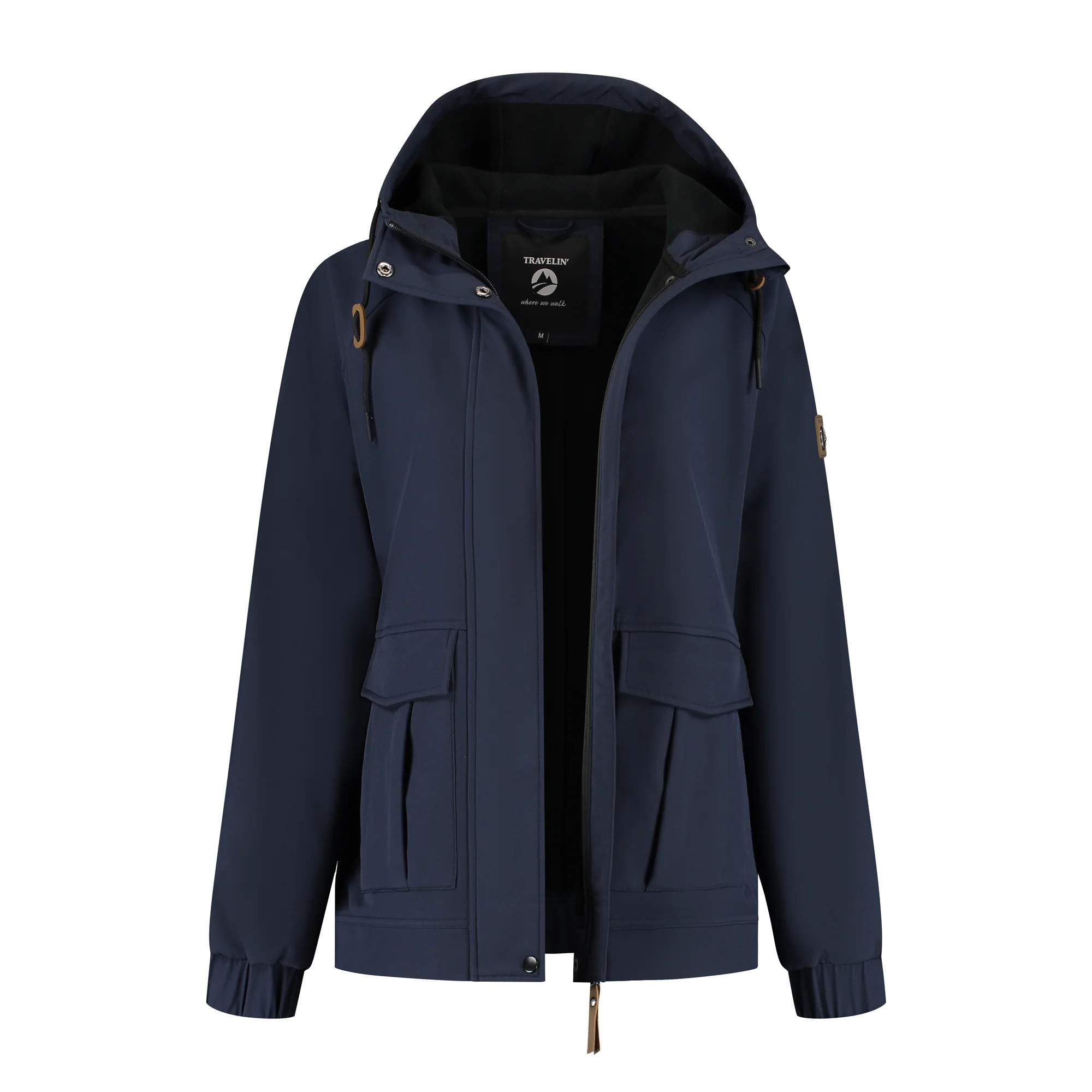 Kiara Women - Softshell jacket - Waterproof - Navy - Image 4