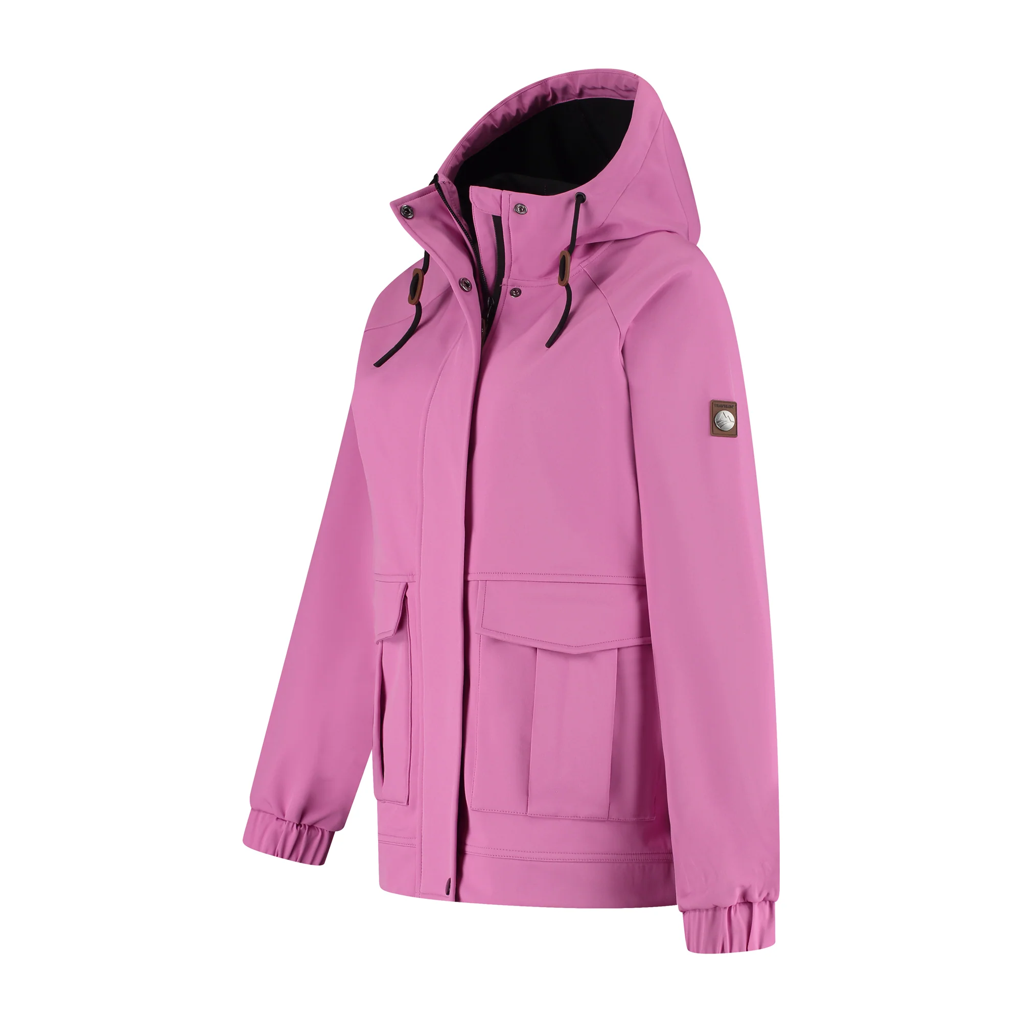 Kiara Women - Softshell jacket - Waterproof - Pink - Image 3