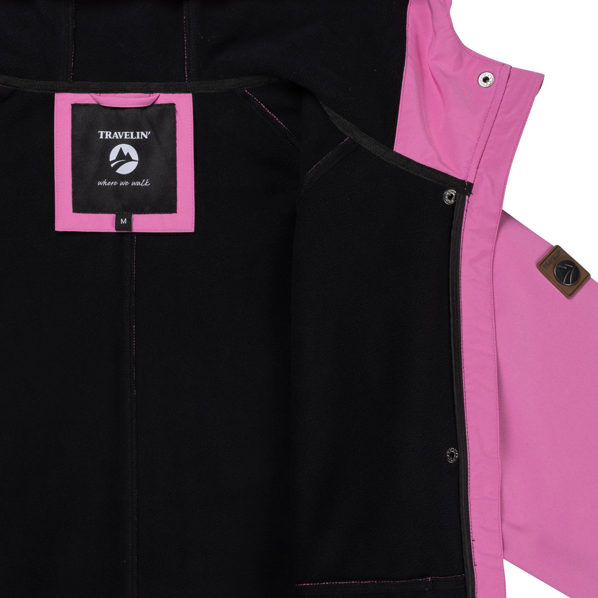 Kiara Women - Softshell jacket - Waterproof - Pink - Image 7