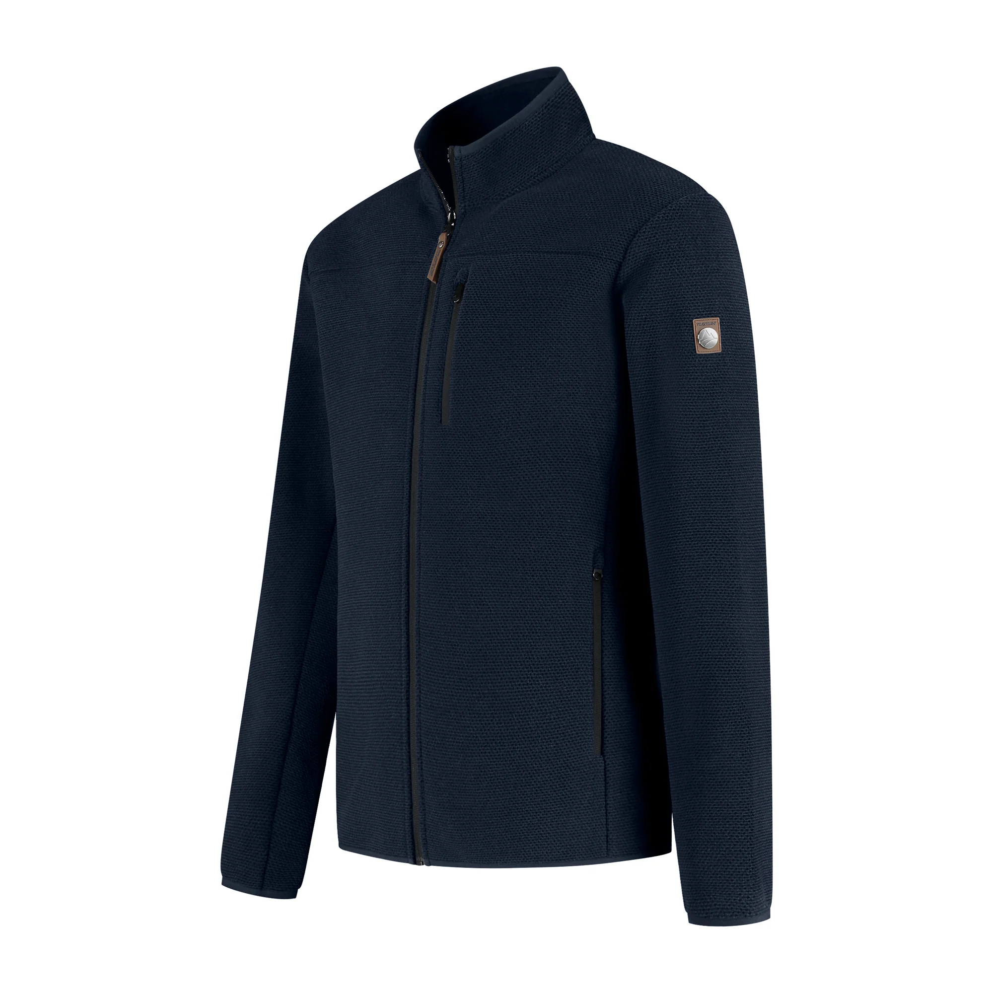 Lars Men - Outdoor cardigan - Navy - Image 3