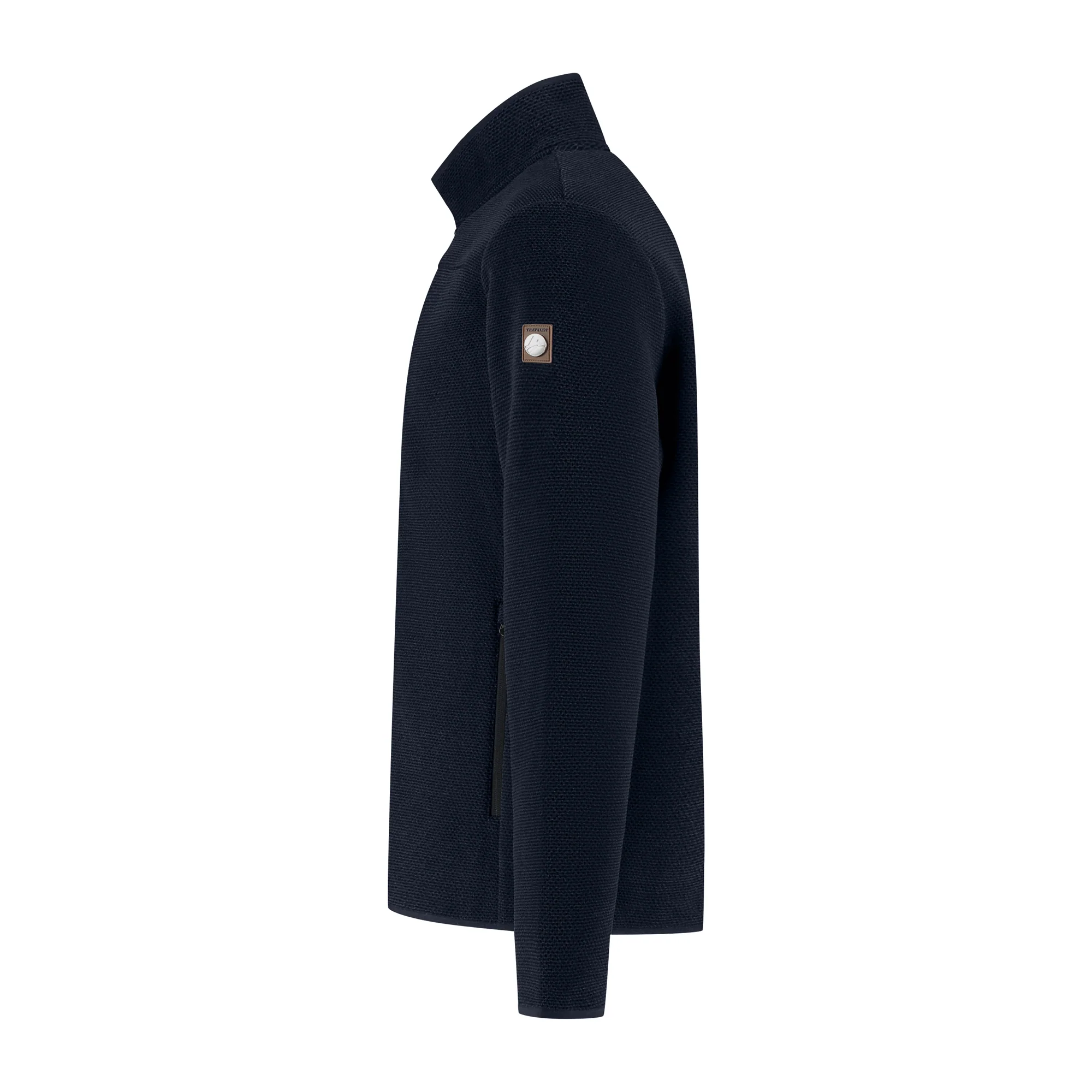 Lars Men - Outdoor cardigan - Navy - Image 5