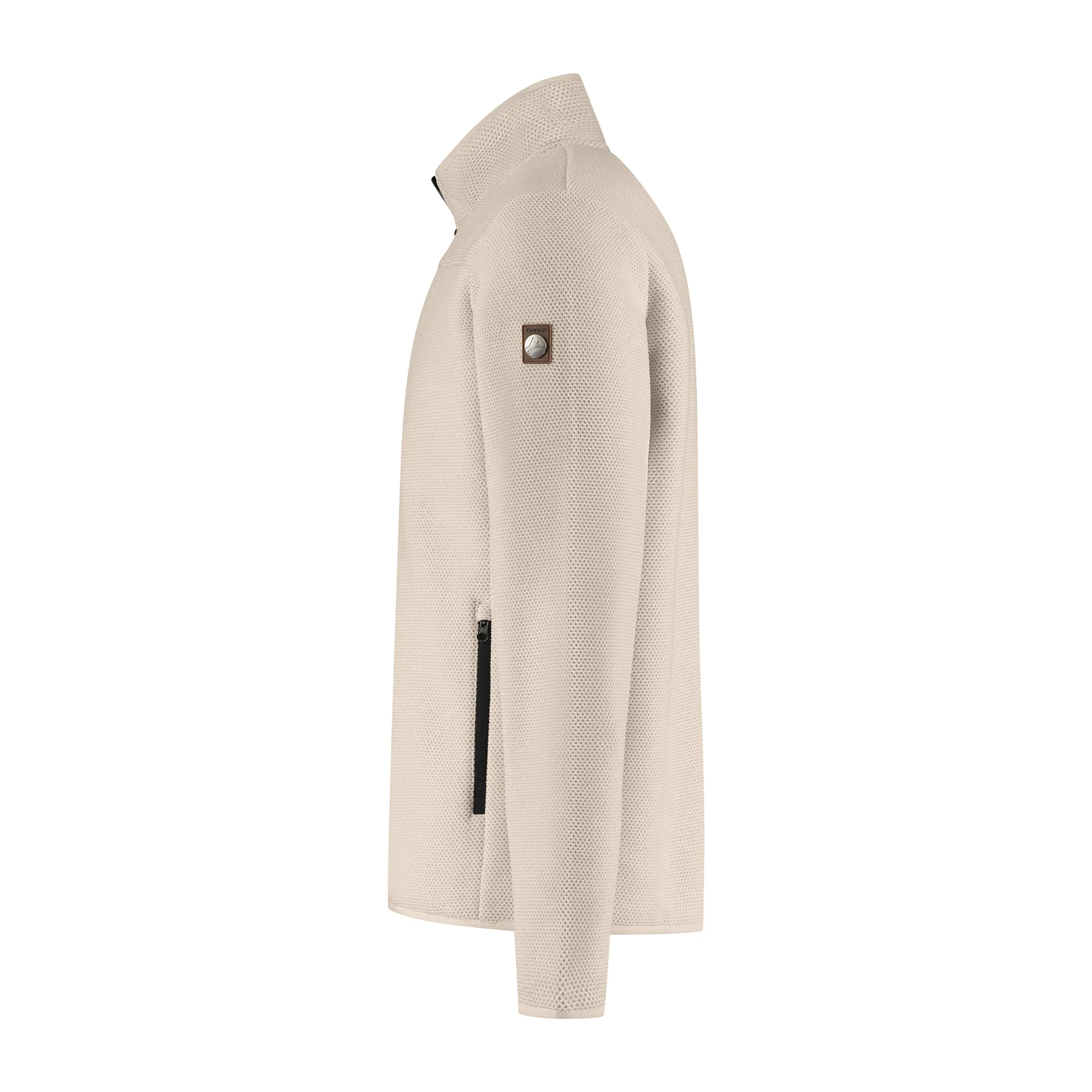 Lars Men - Outdoor cardigan - Sand - Image 5