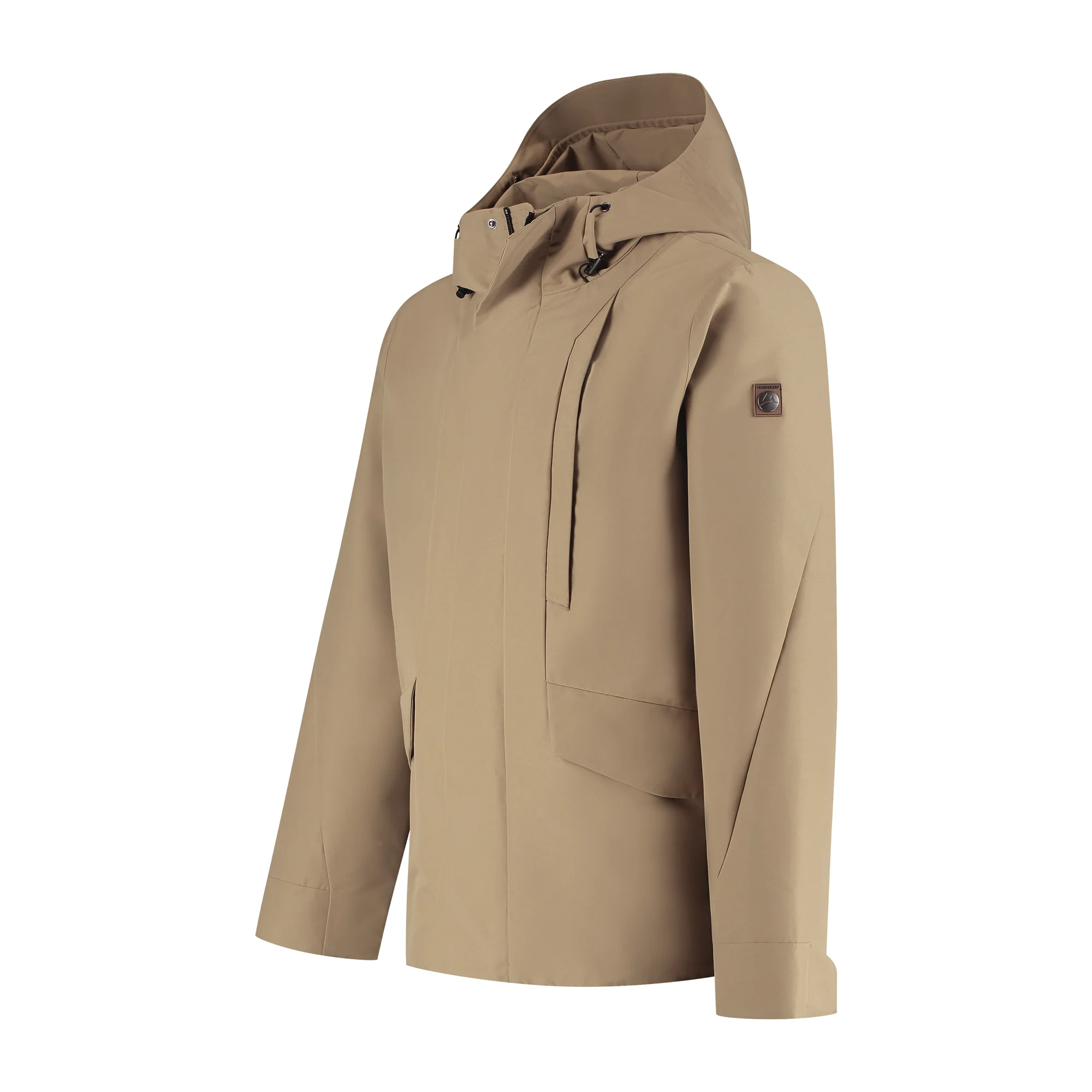 Lefi Men - Hardshell jacket - Waterproof - Light brown - Image 3