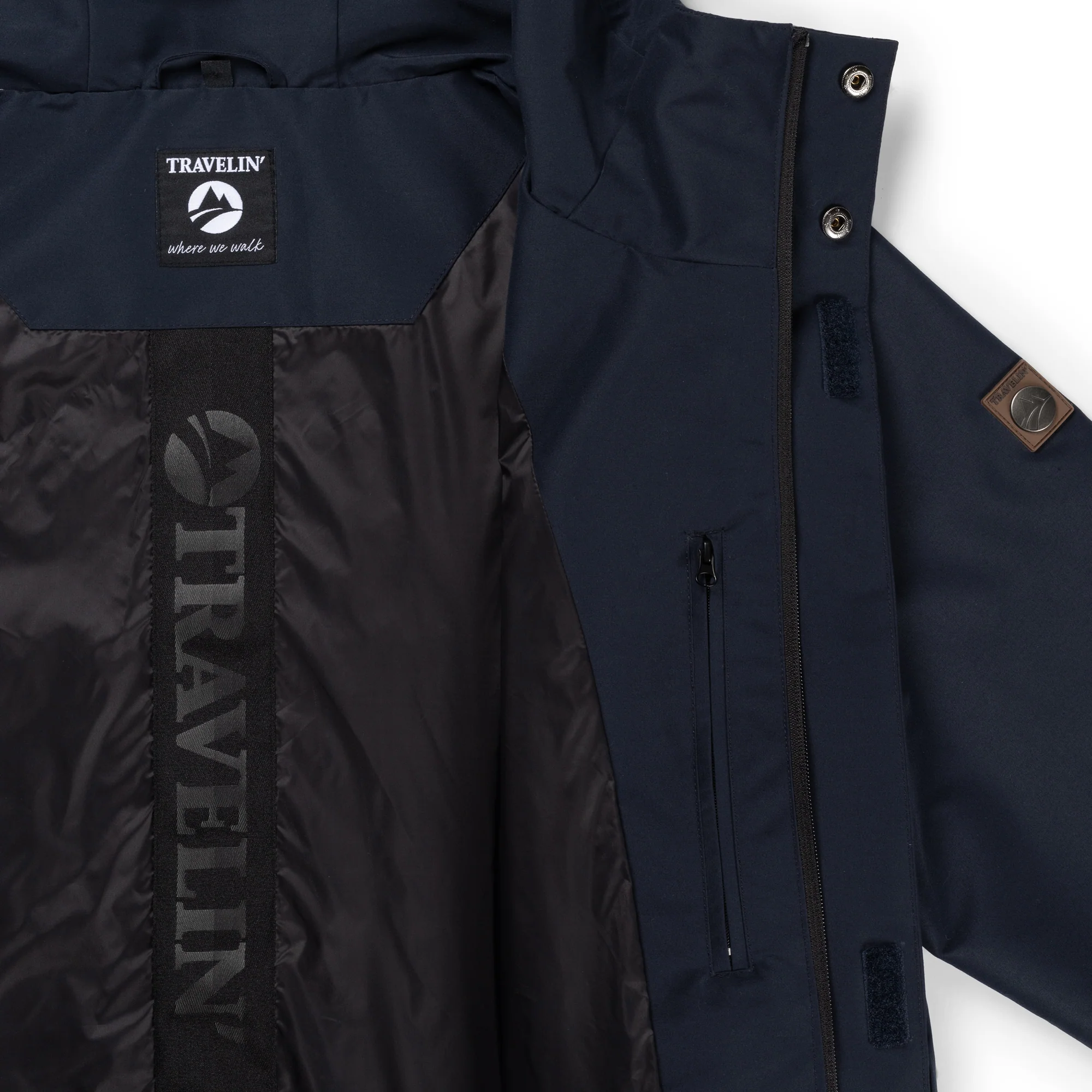 Lefi Men - Hardshell jacket - Waterproof - Navy - Image 7