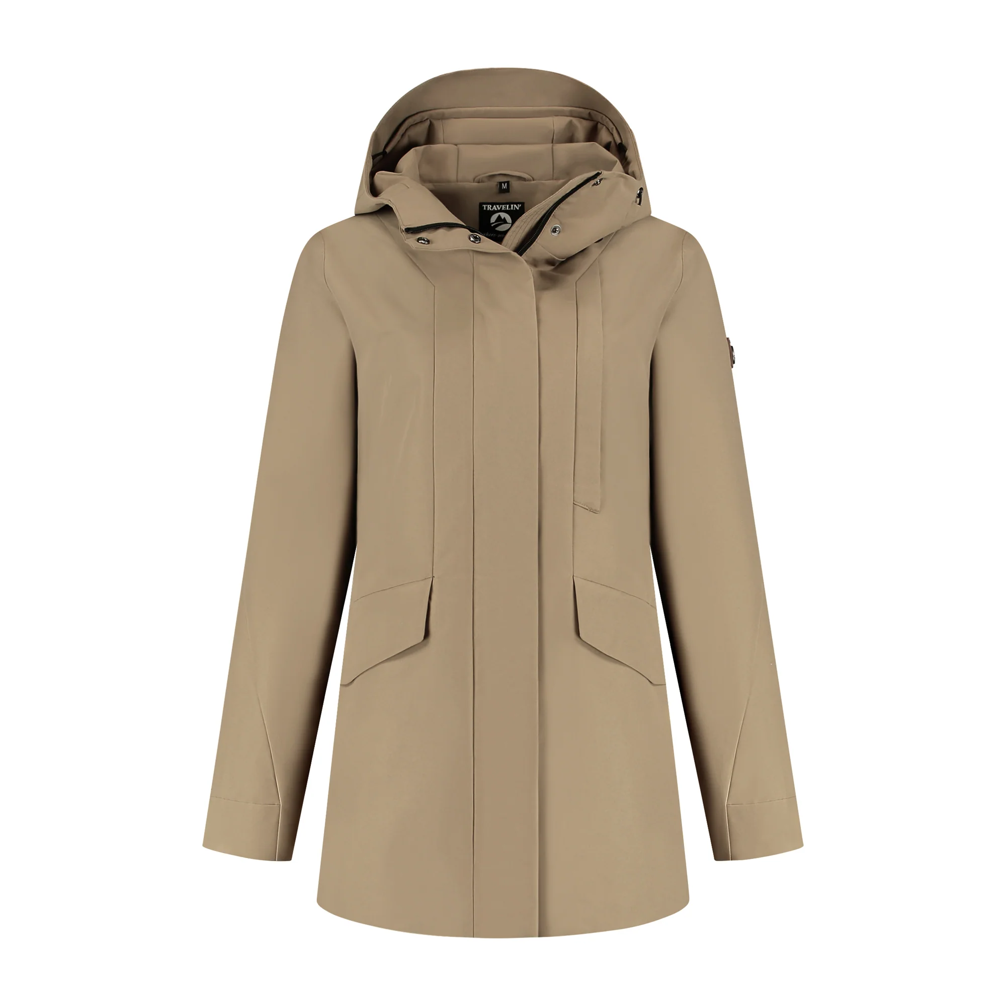 Leyla Women - Hardshell jacket - Waterproof - Light brown