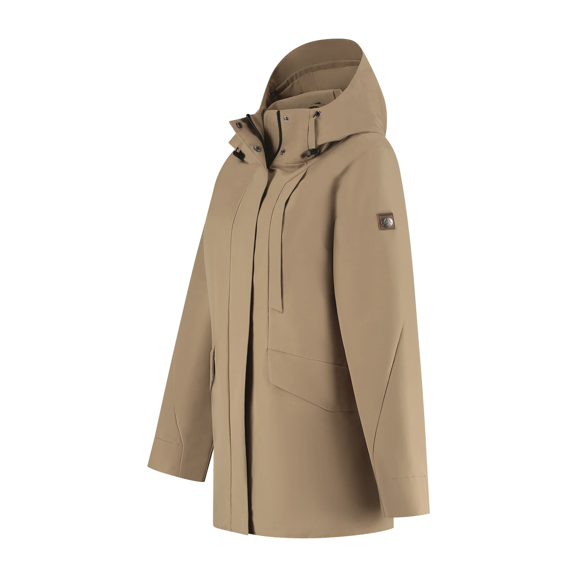 Leyla Women - Hardshell jacket - Waterproof - Light brown - Image 3