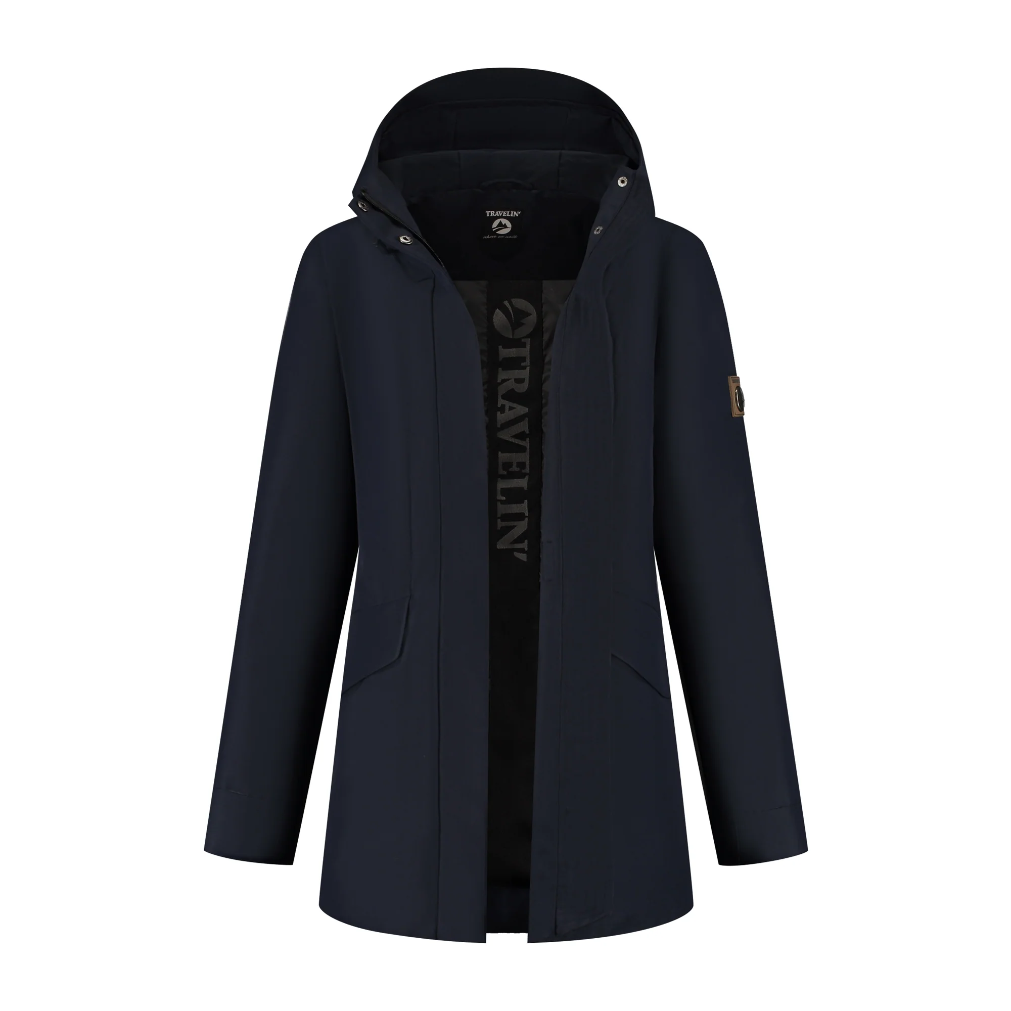 Leyla Women - Hardshell jacket - Waterproof - Navy - Image 4