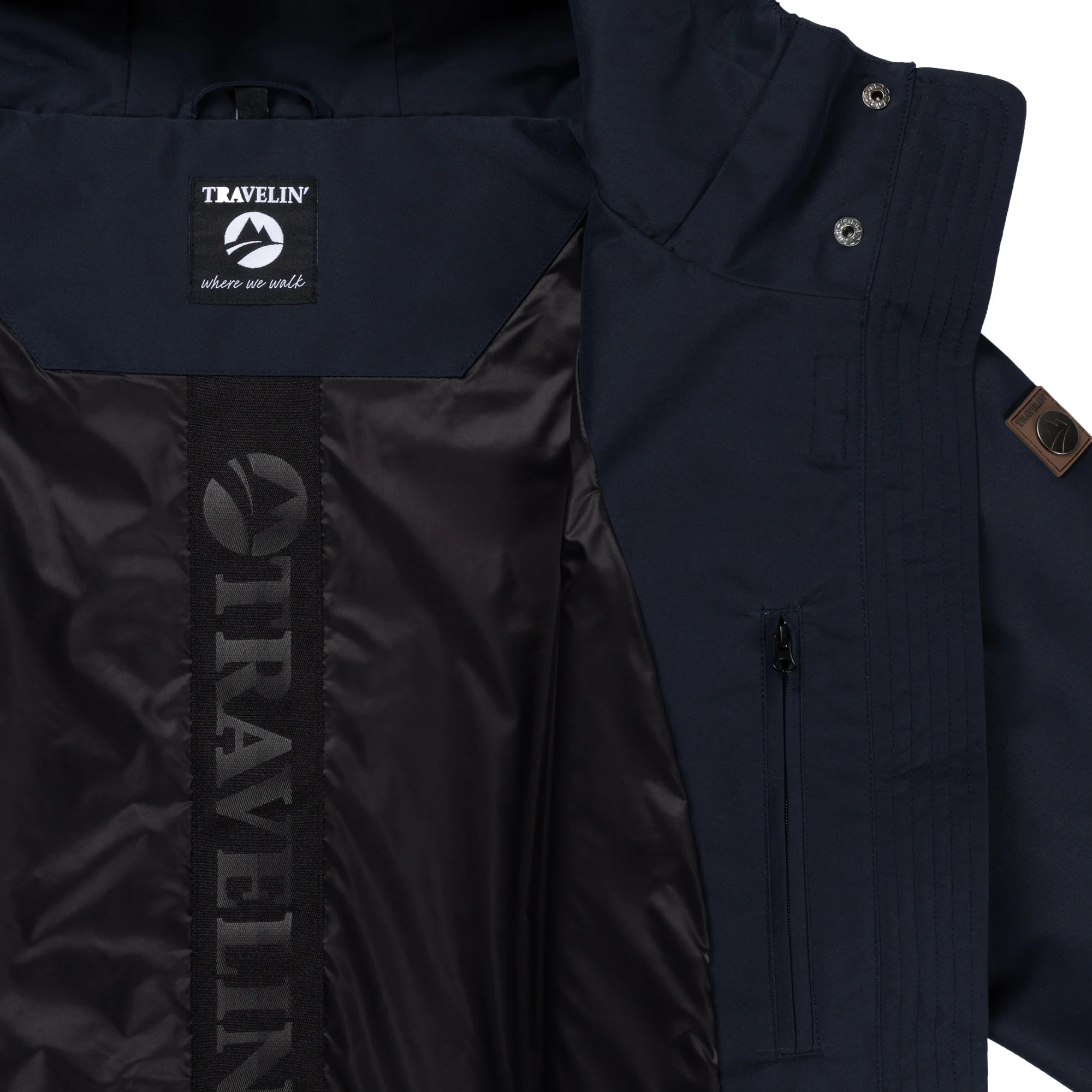 Leyla Women - Hardshell jacket - Waterproof - Navy - Image 7
