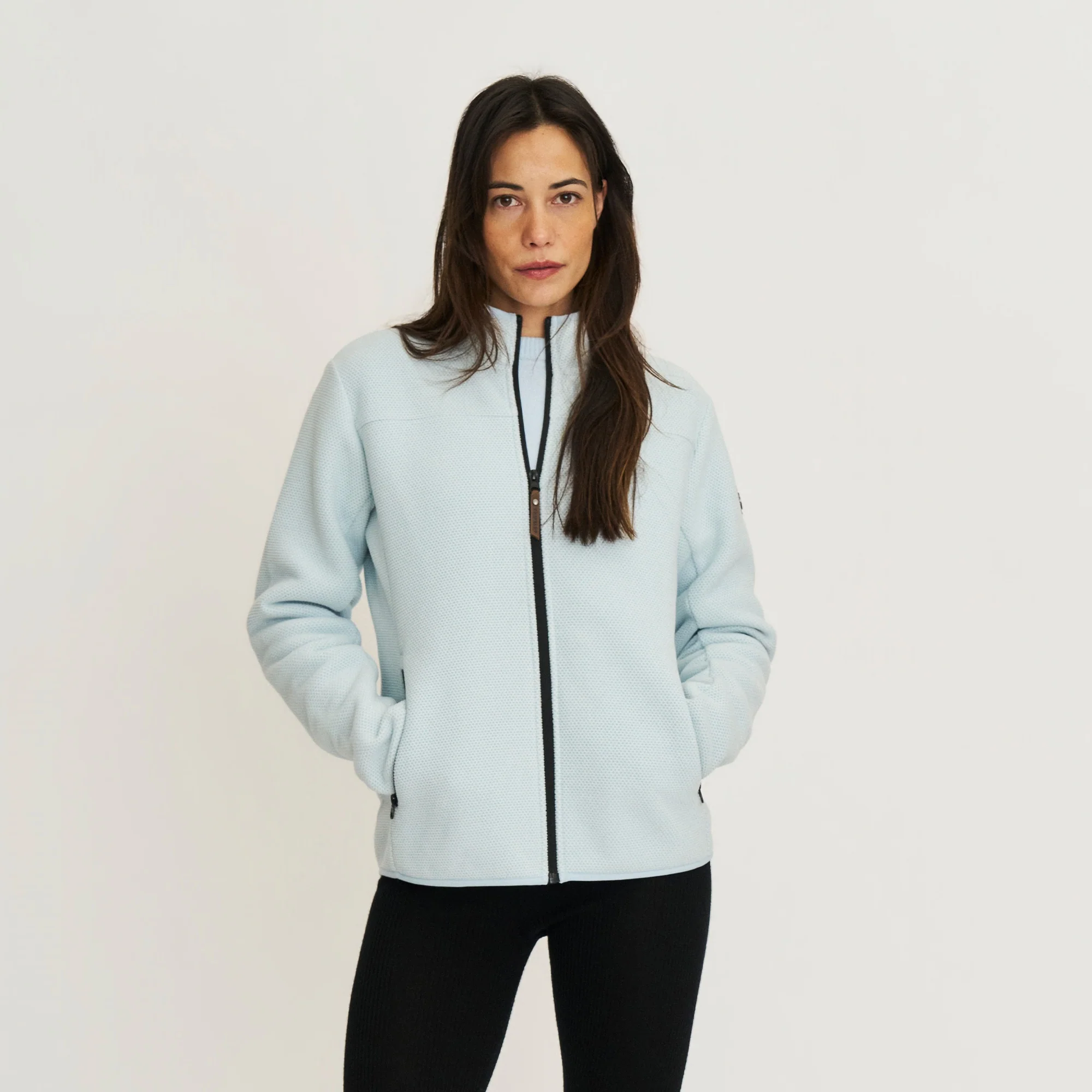 Liva Women - Outdoor cardigan - Light blue - Image 2