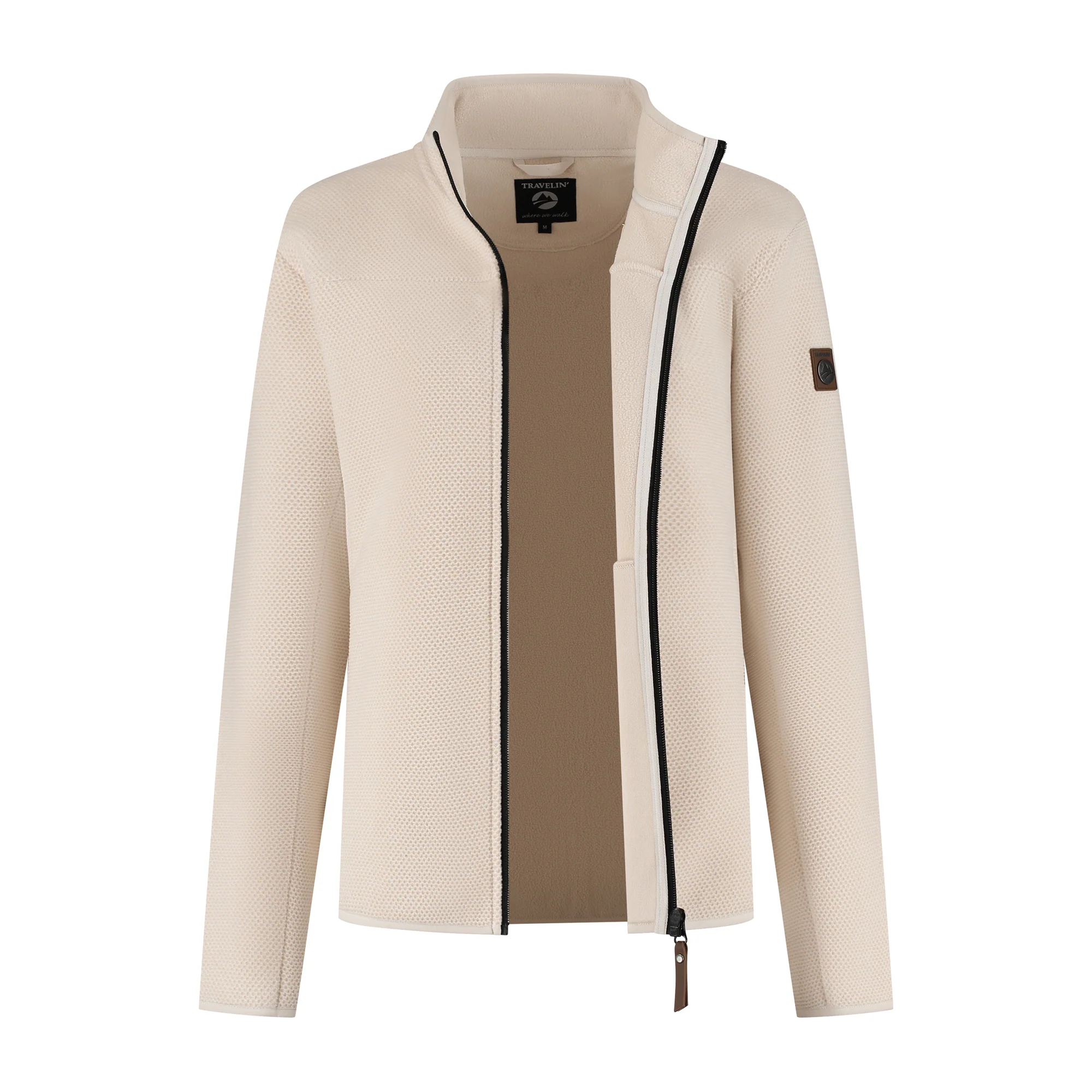 Liva Women - Outdoor cardigan - Sand - Image 4