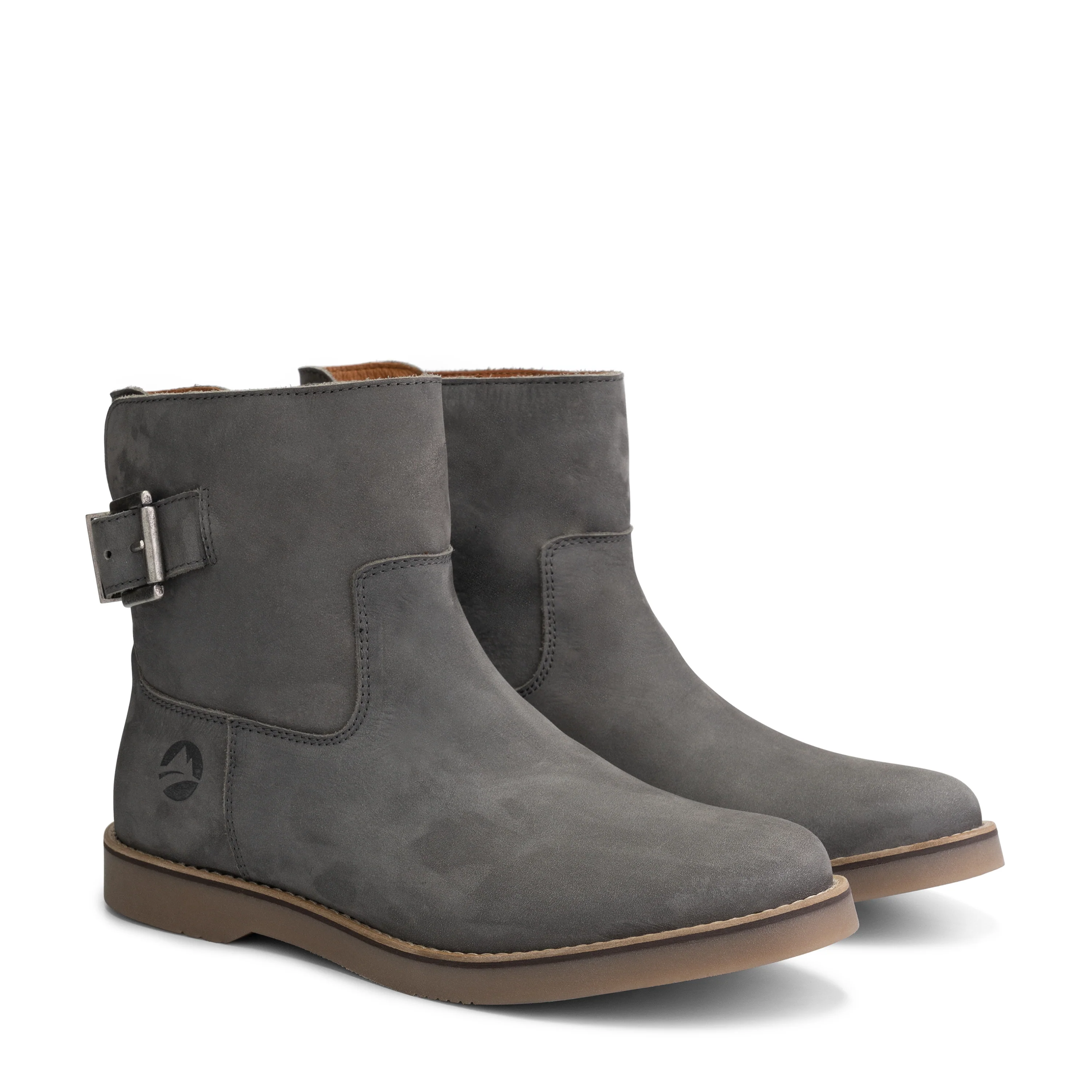 Louargat Women - Ankle Booties - Leather - Grey
