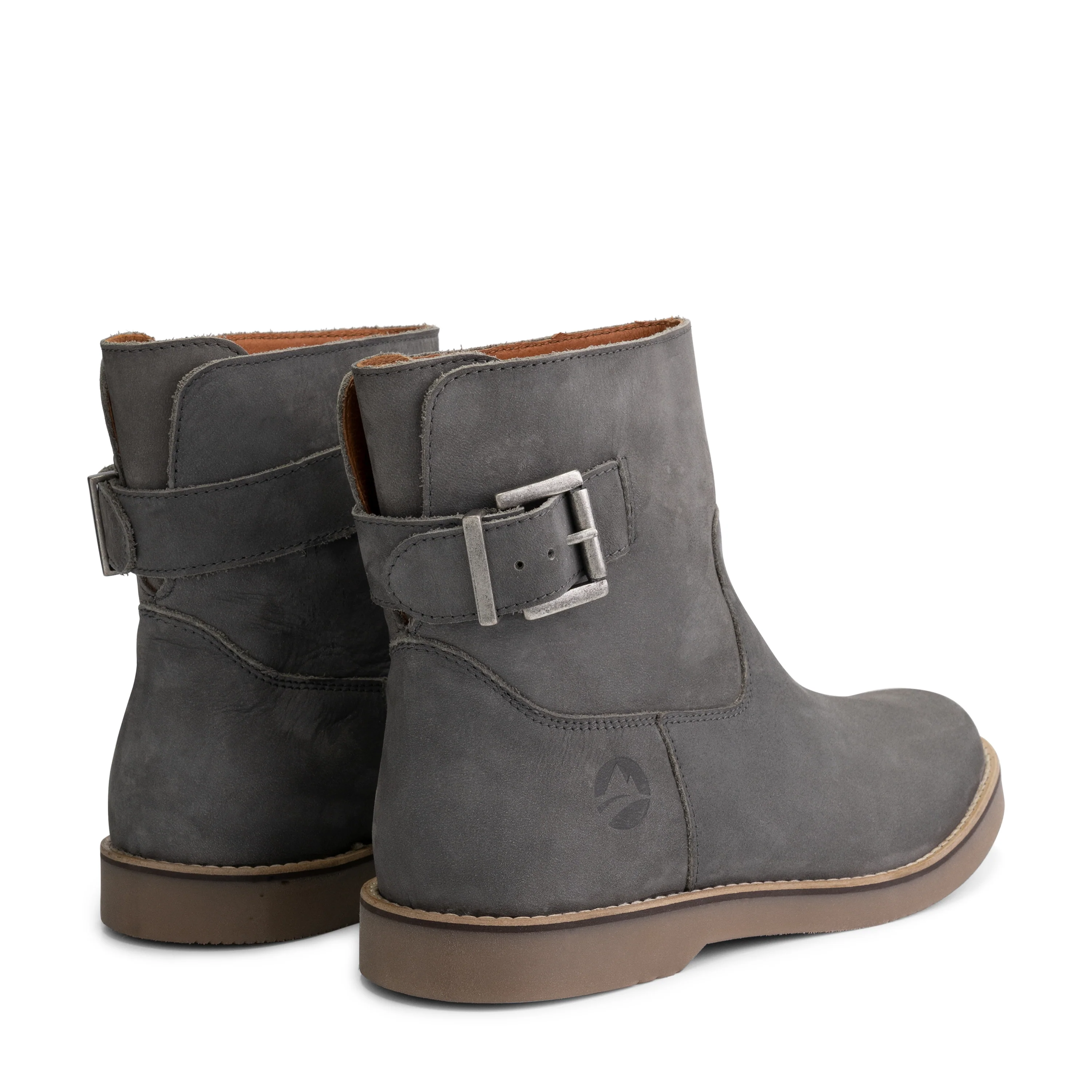 Louargat Women - Ankle Booties - Leather - Grey - Image 2