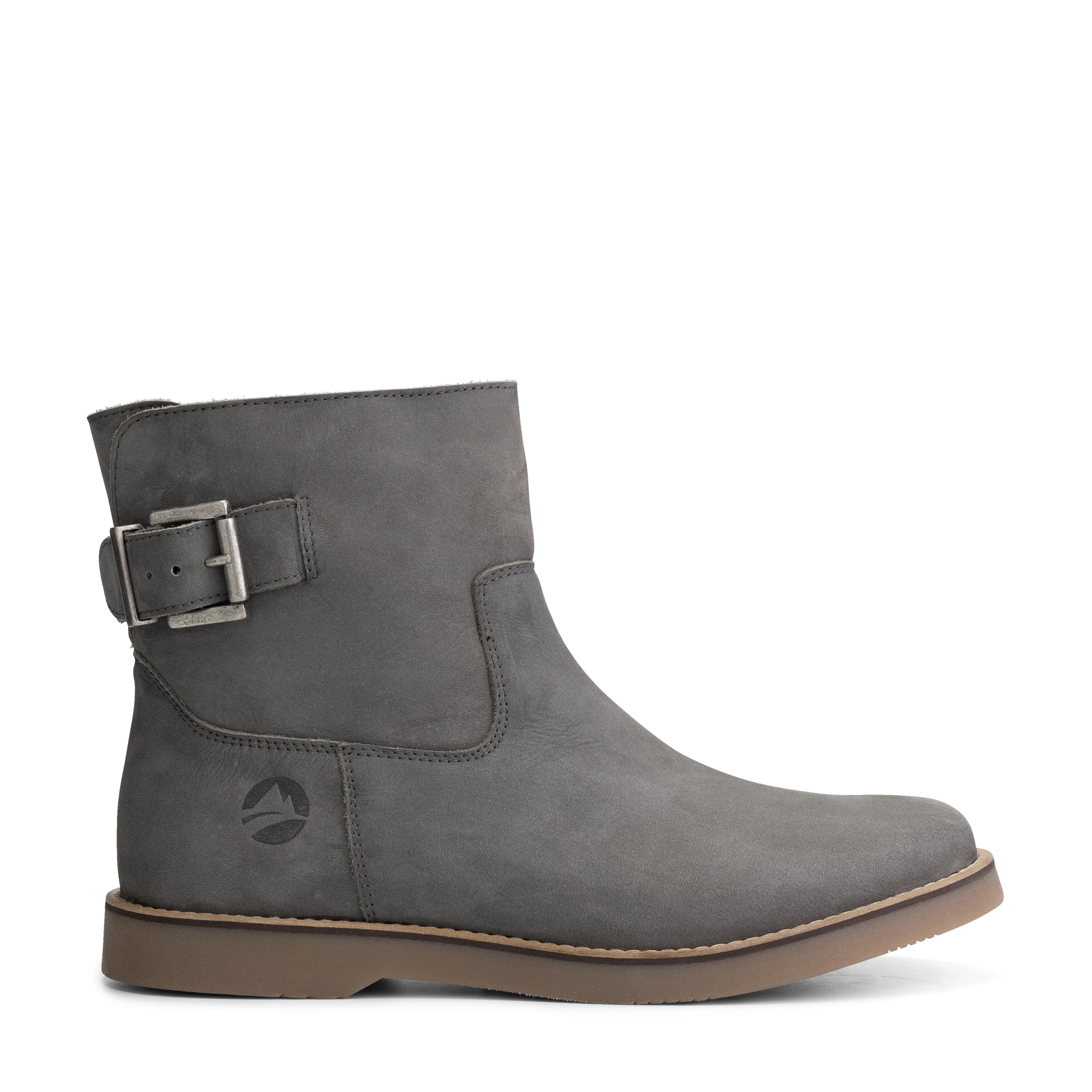 Louargat Women - Ankle Booties - Leather - Grey - Image 3
