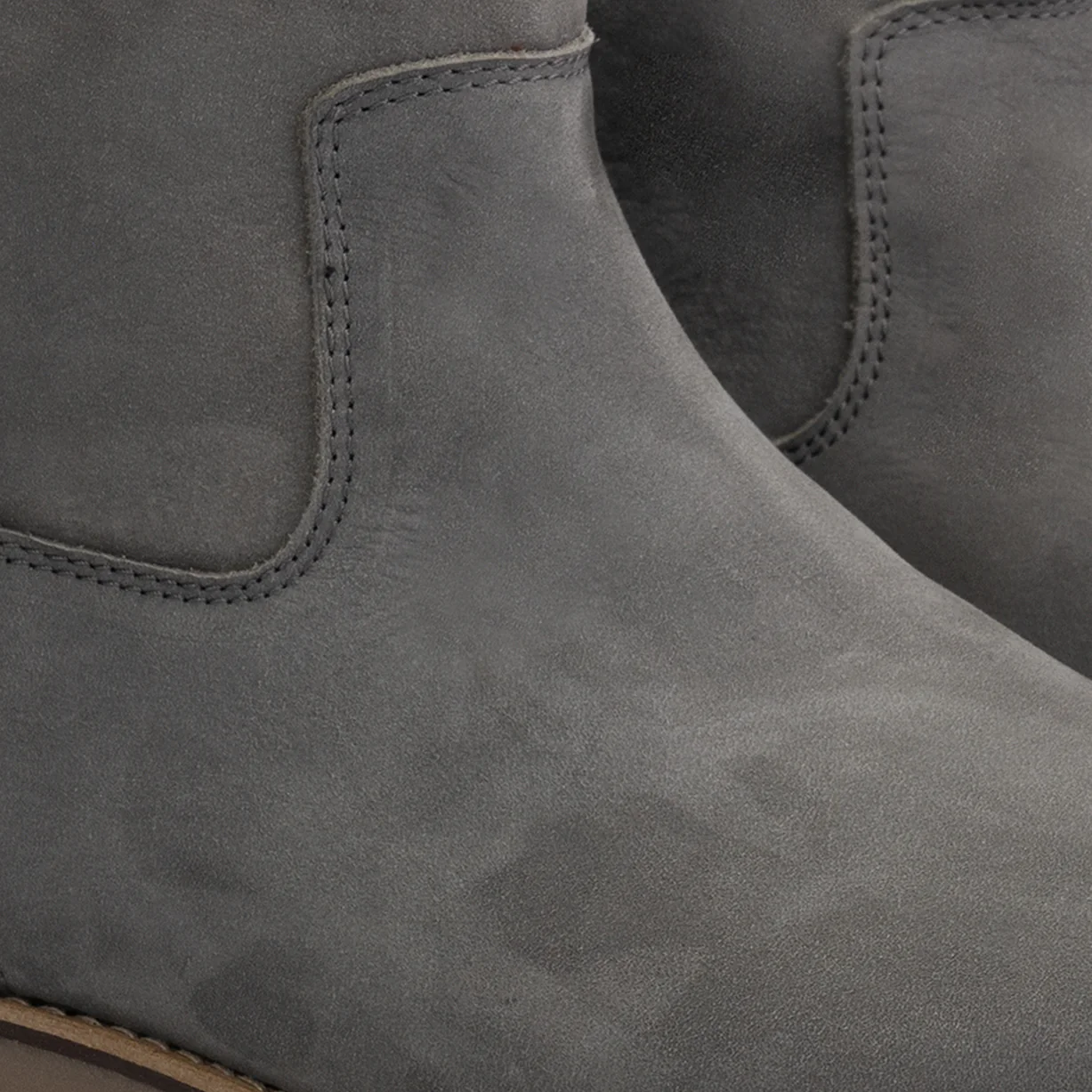 Louargat Women - Ankle Booties - Leather - Grey - Image 7