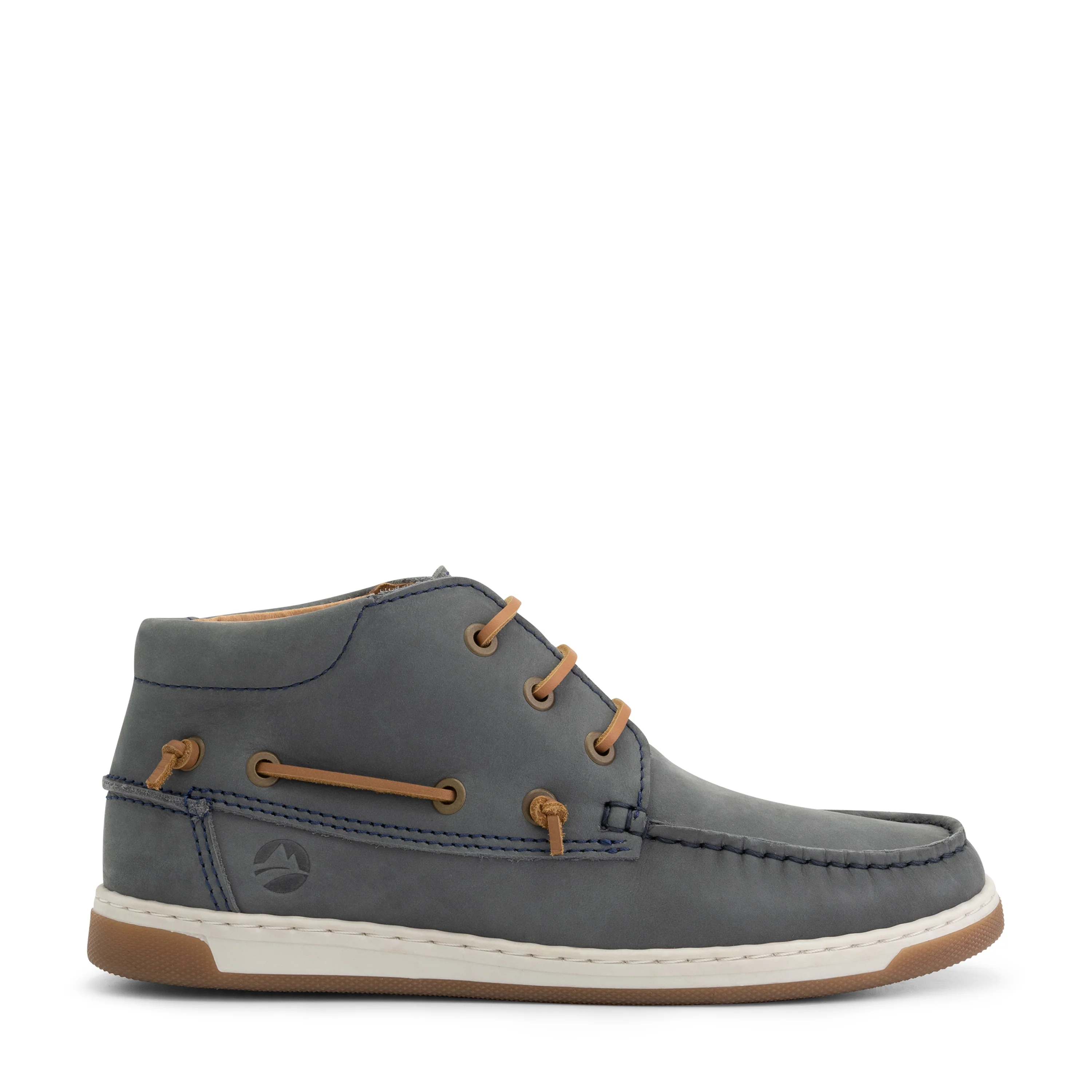 Maenporth Women - Mid lace-up shoes - Leather - Blue - Image 3