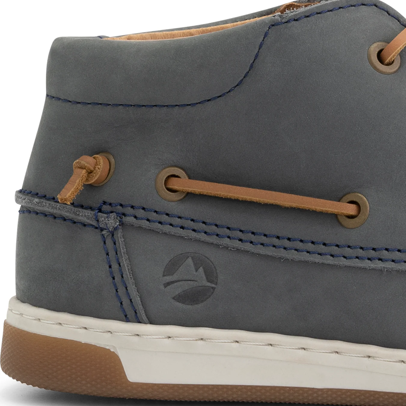 Maenporth Women - Mid lace-up shoes - Leather - Blue - Image 6