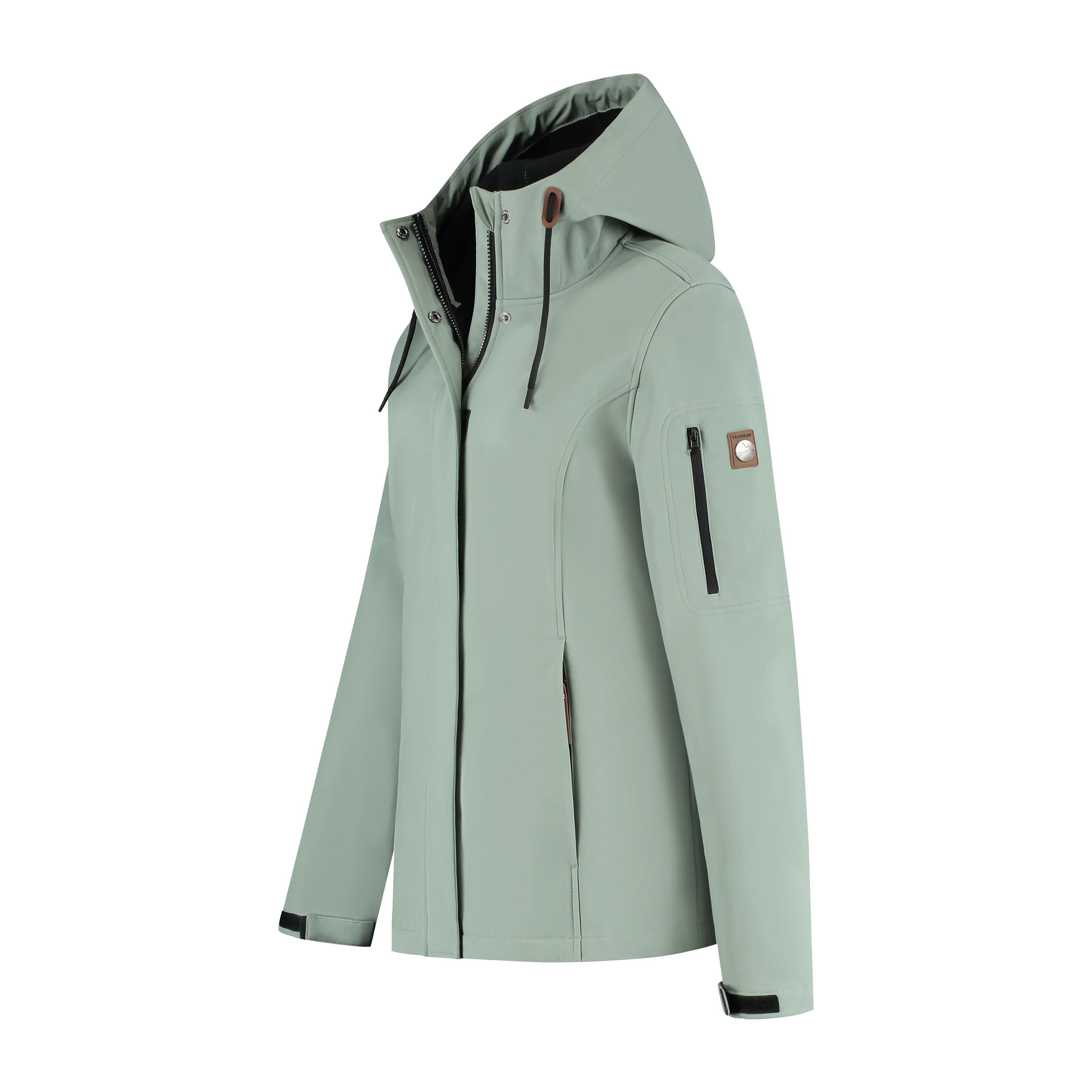 Malika Women - Softshell jacket - Waterproof - Green - Image 4
