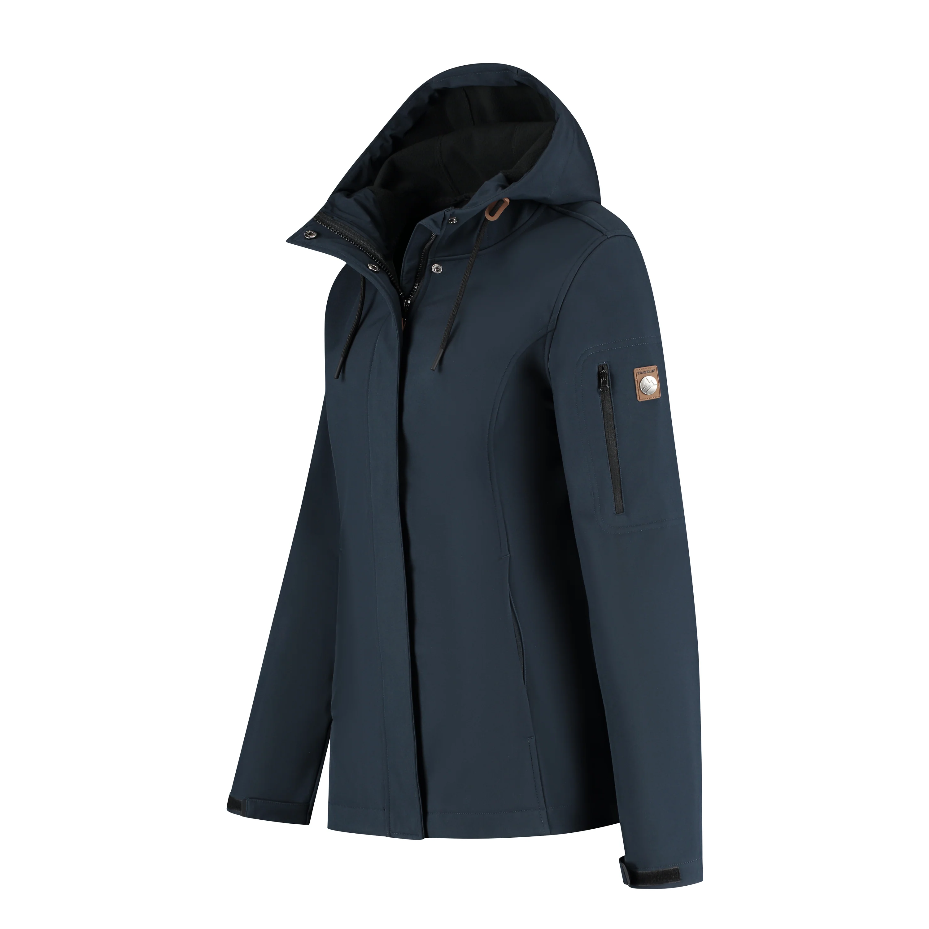 Malika Women - Softshell jacket - Waterproof - Navy - Image 3