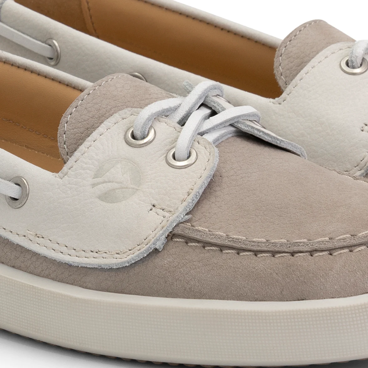 Marazion Women - Boat shoes - Leather - Grey - Image 7