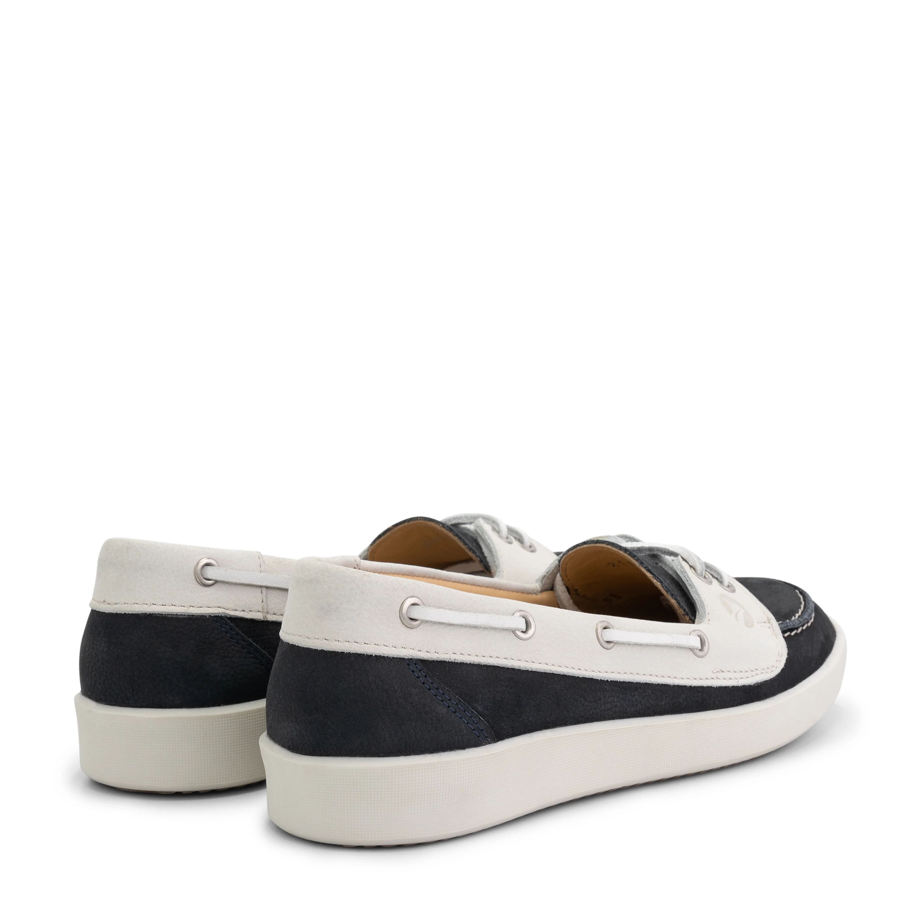 Marazion Women - Boat shoes - Leather - Navy - Image 2