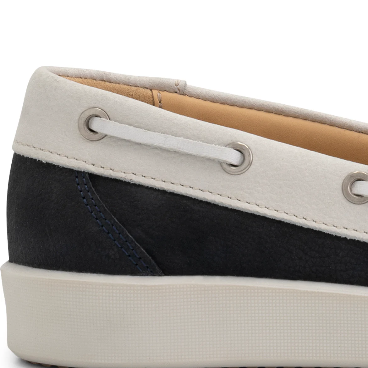 Marazion Women - Boat shoes - Leather - Navy - Image 6