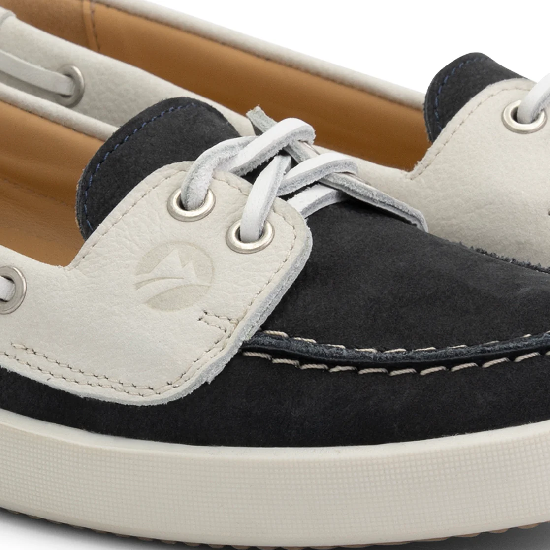 Marazion Women - Boat shoes - Leather - Navy - Image 7