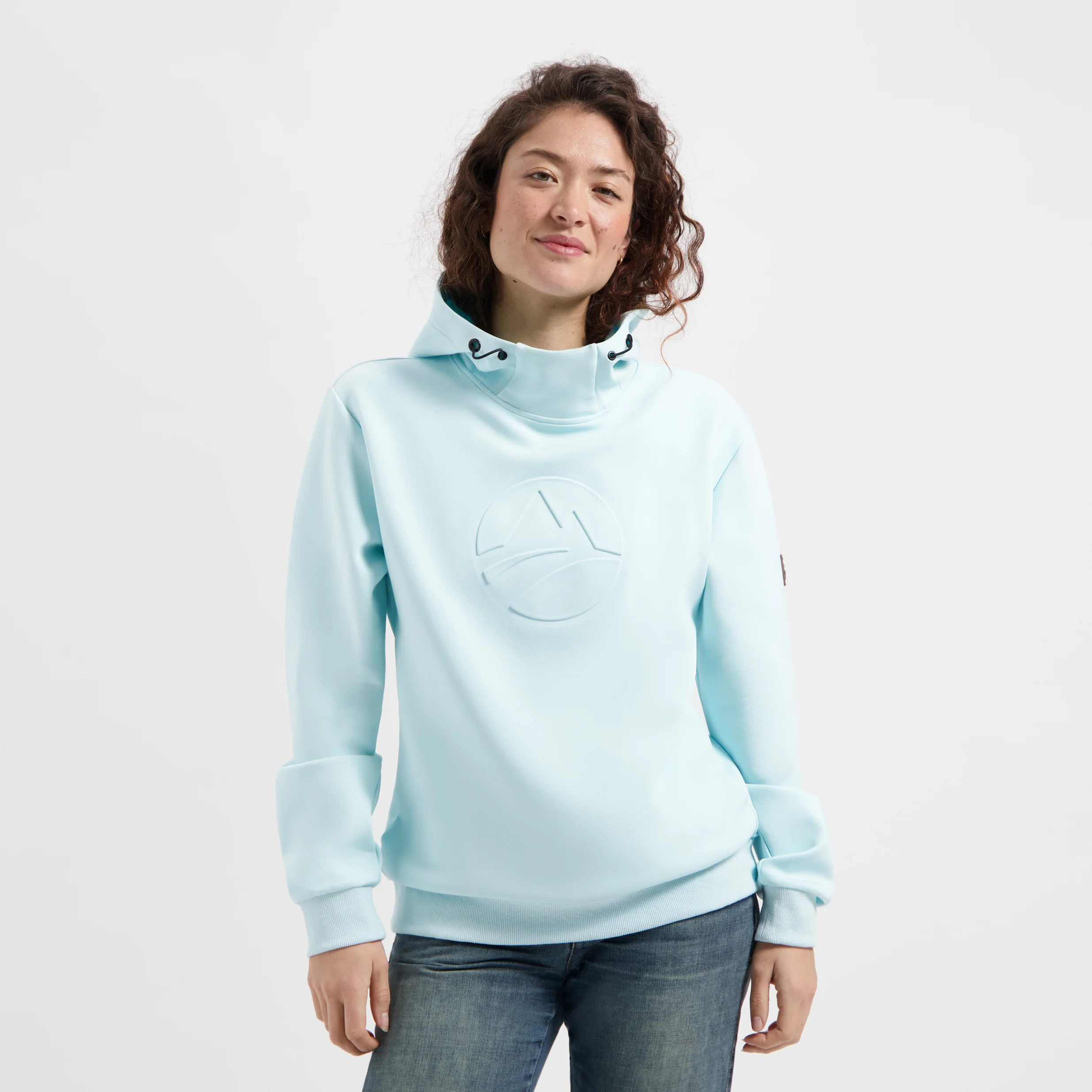 Maren Women - Outdoor sweater - Hoodie - Light blue - Image 2