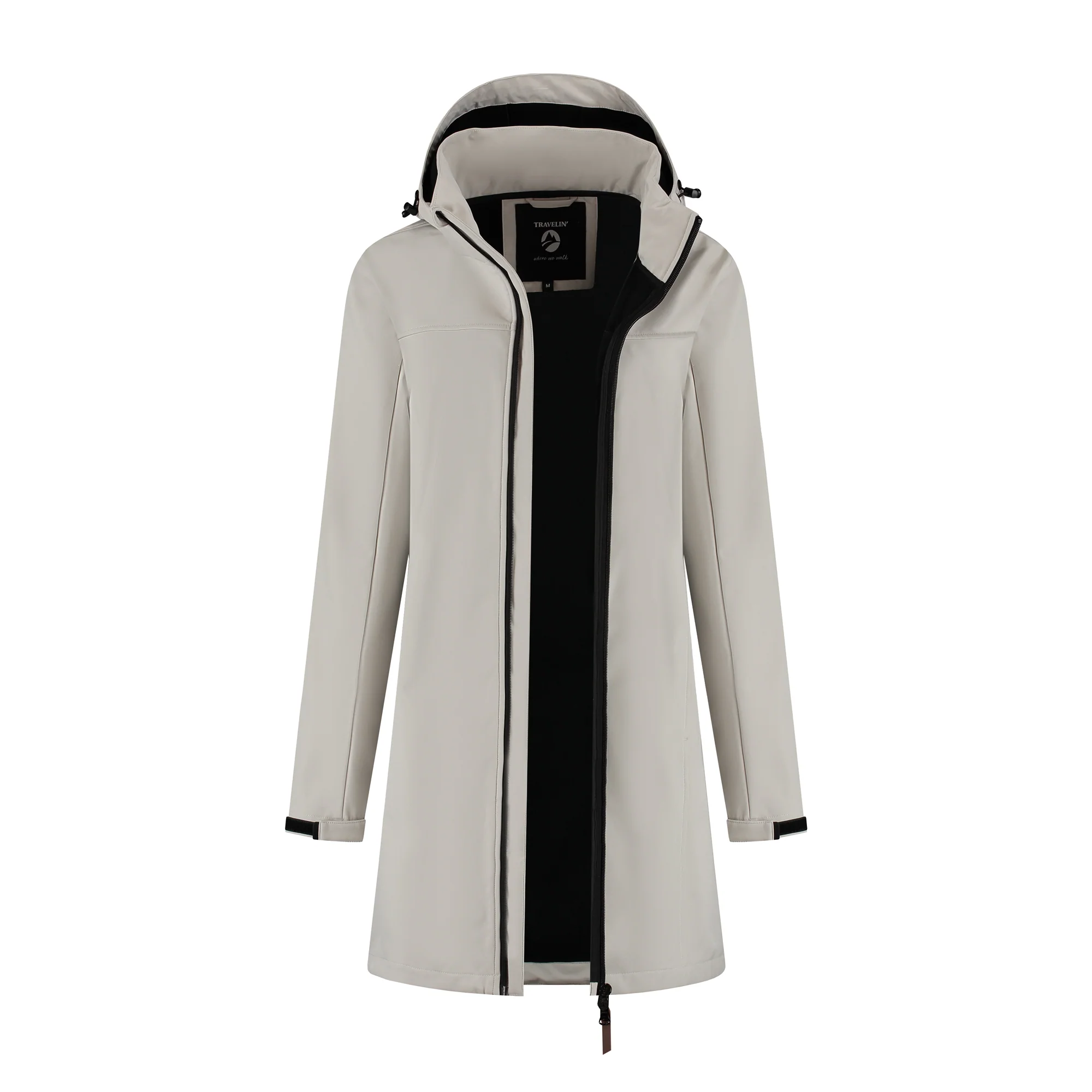 Marja Women - Softshell jacket - Waterproof - Sand - Image 4