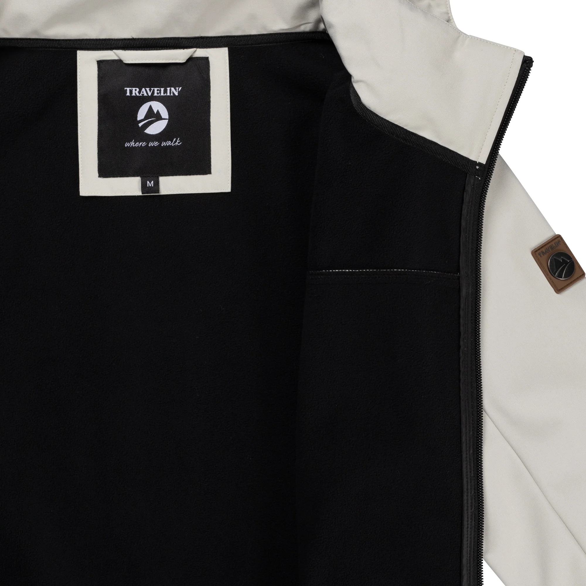 Marja Women - Softshell jacket - Waterproof - Sand - Image 7