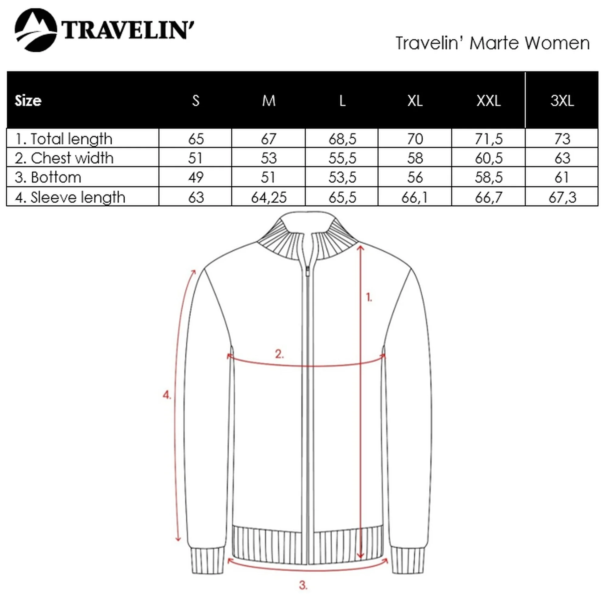 Marte Women - Outdoor sweater - Hoodie - Off-white - Image 6