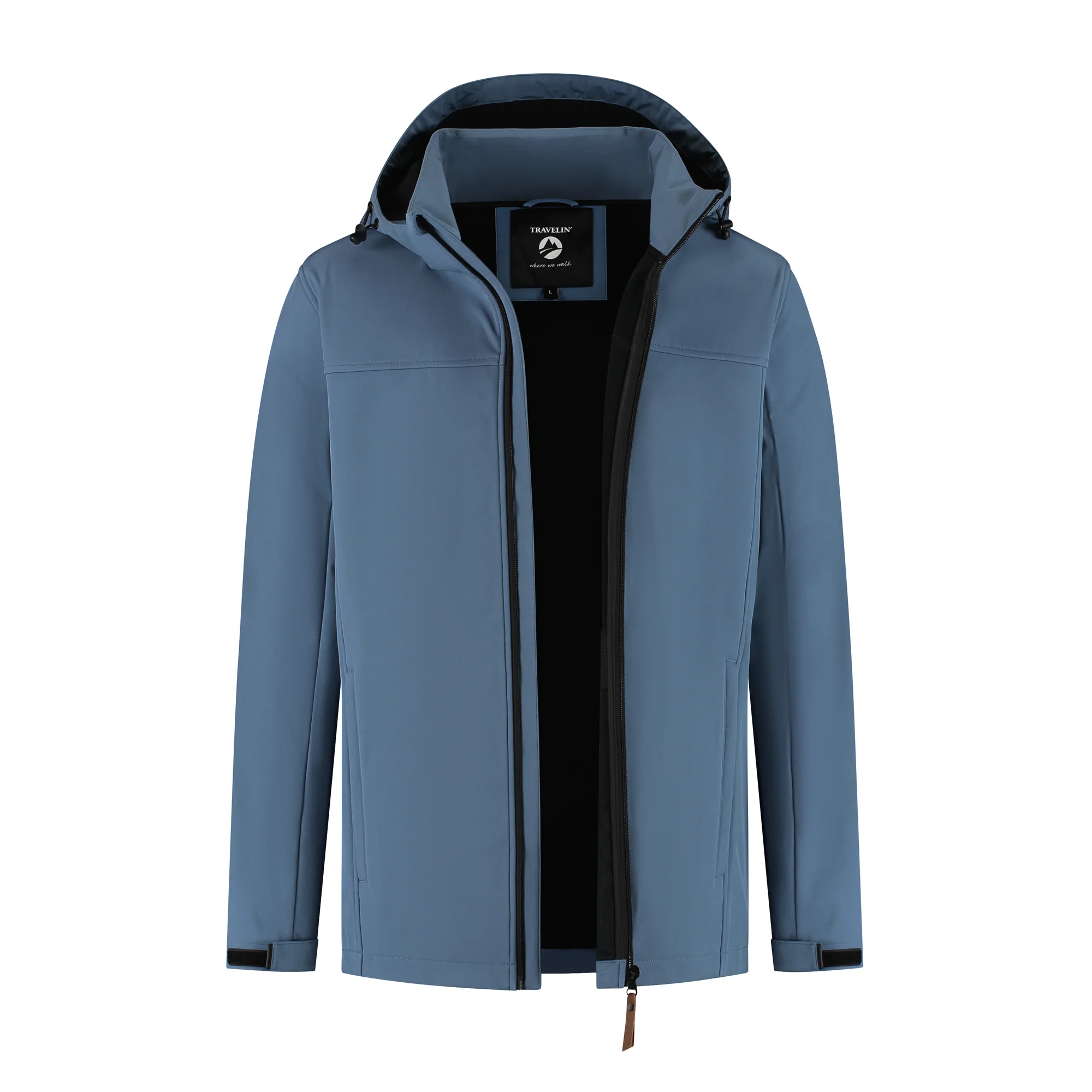 Mikkel Men - Softshell jacket - Waterproof - Blue - Image 4