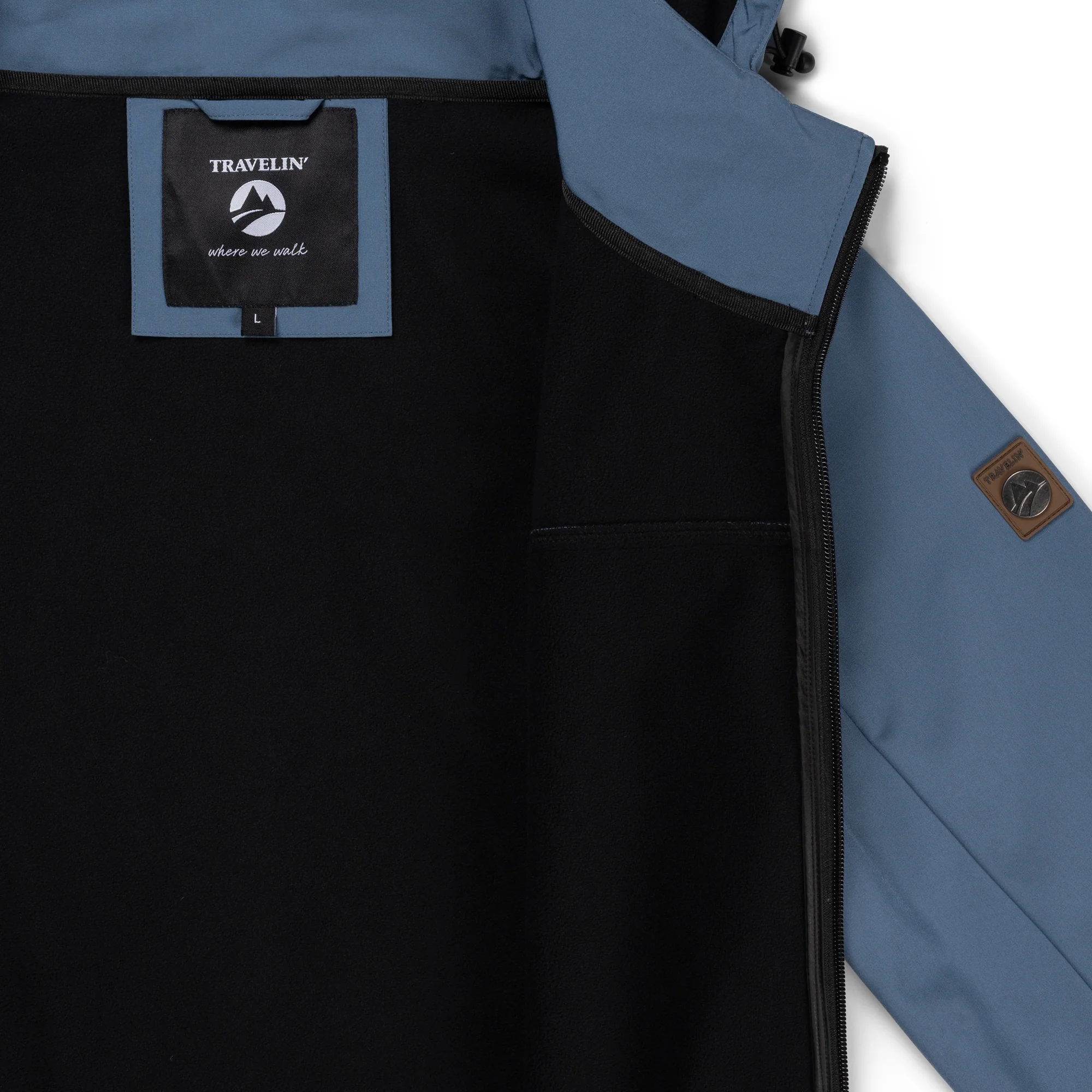 Mikkel Men - Softshell jacket - Waterproof - Blue - Image 7