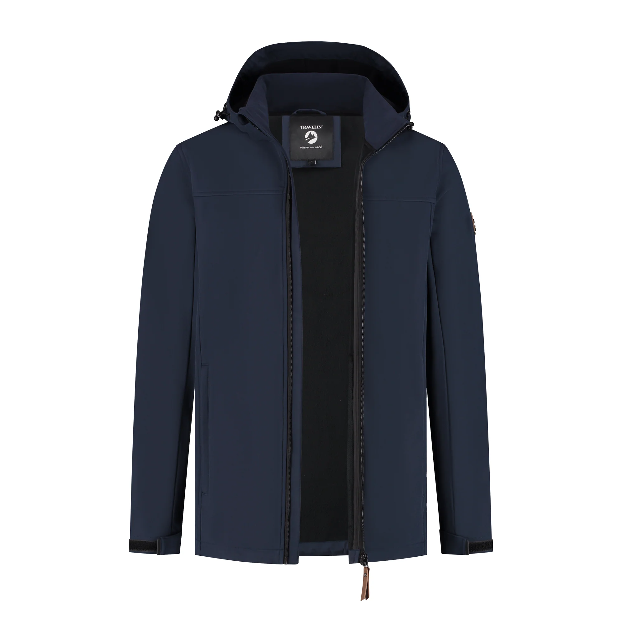 Mikkel Men - Softshell jacket - Waterproof - Navy - Image 4