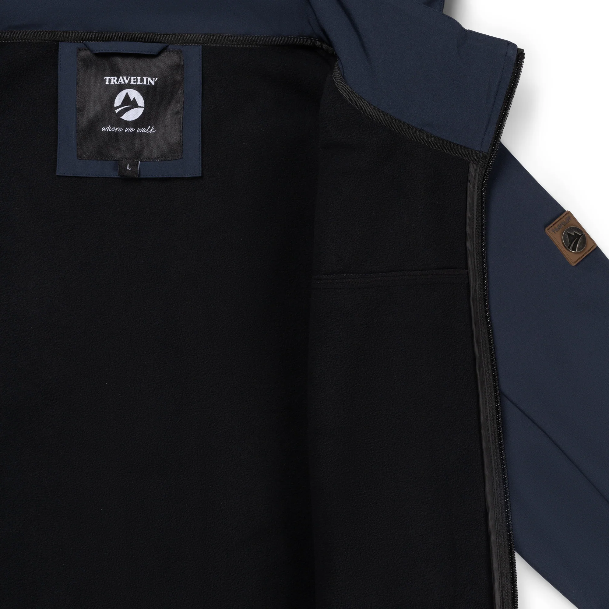 Mikkel Men - Softshell jacket - Waterproof - Navy - Image 7