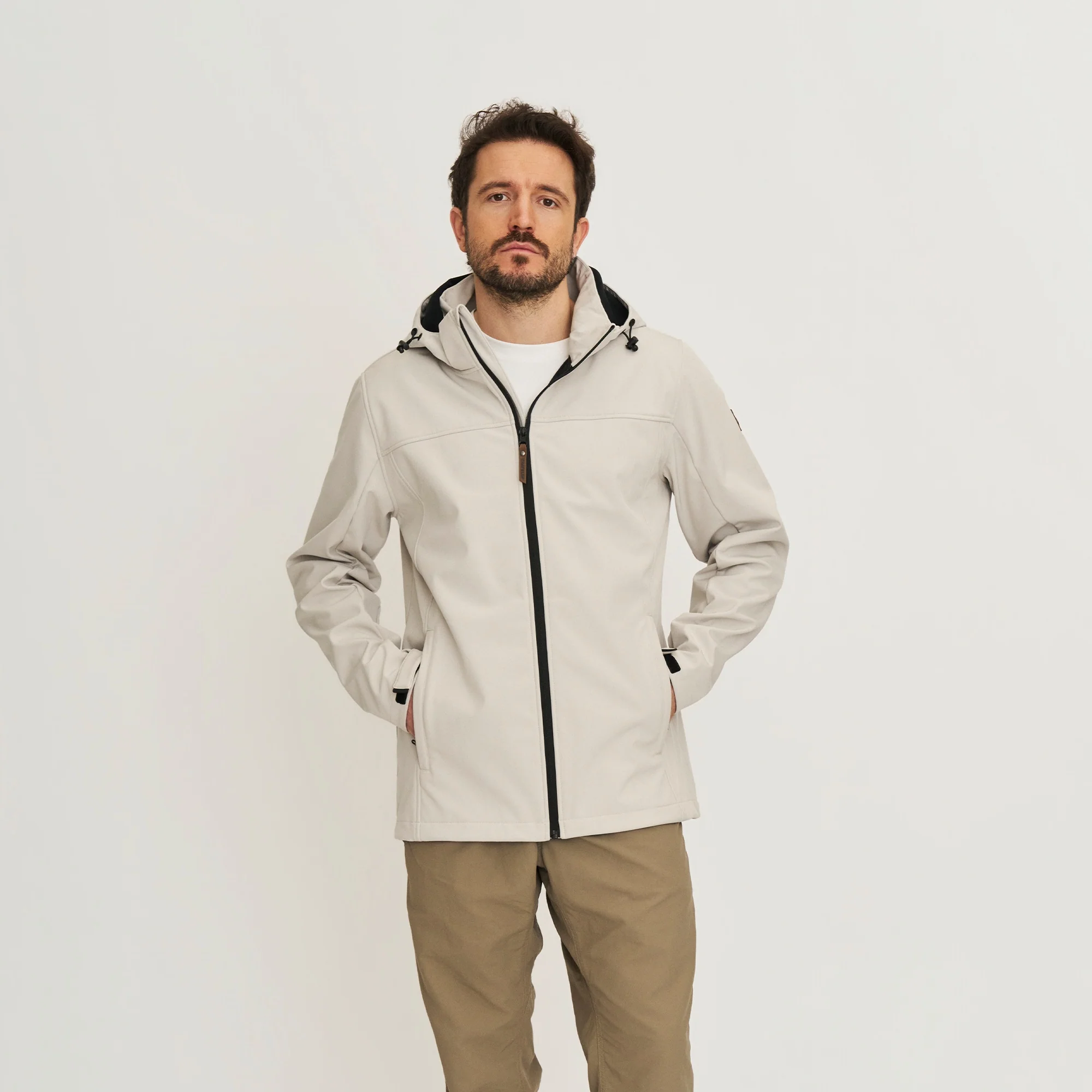 Mikkel Men - Softshell jacket - Waterproof - Sand - Image 2