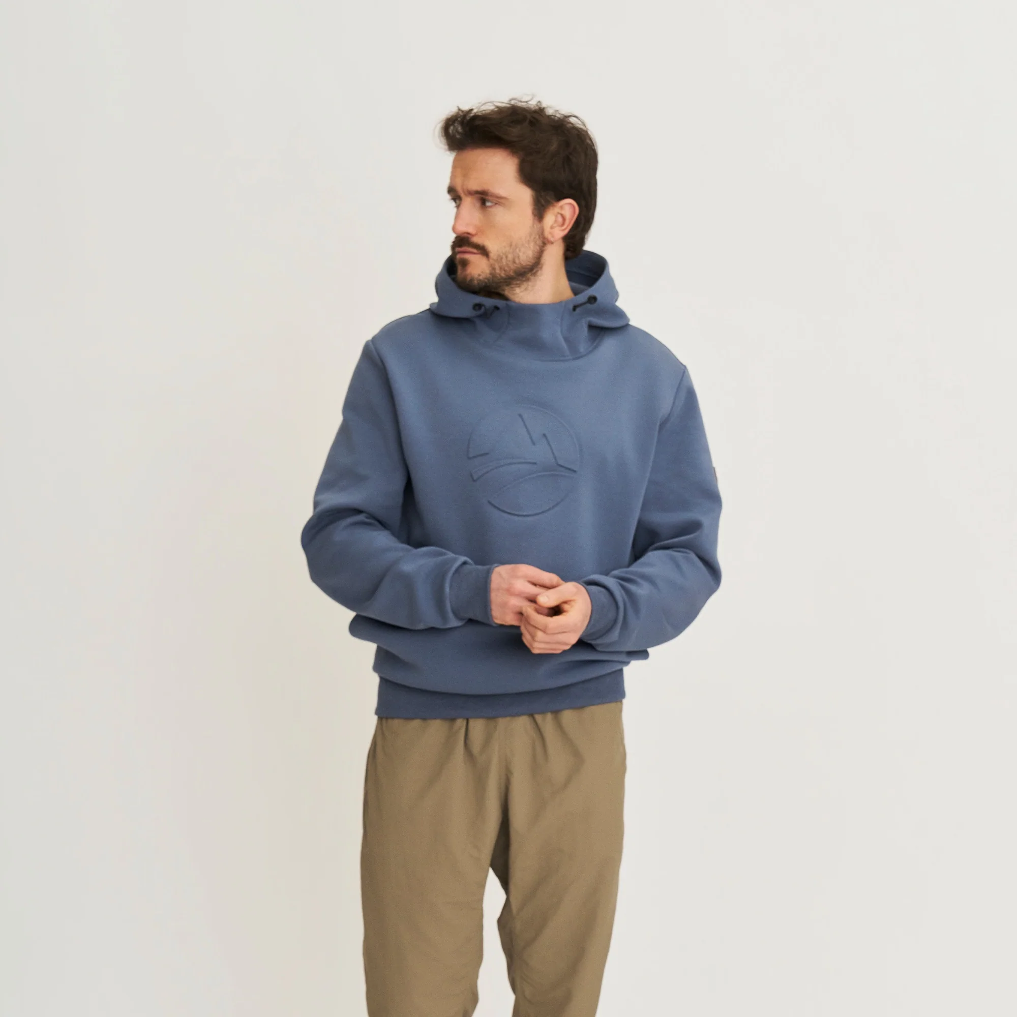 Morten Men - Outdoor sweater - Hoodie - Blue - Image 2