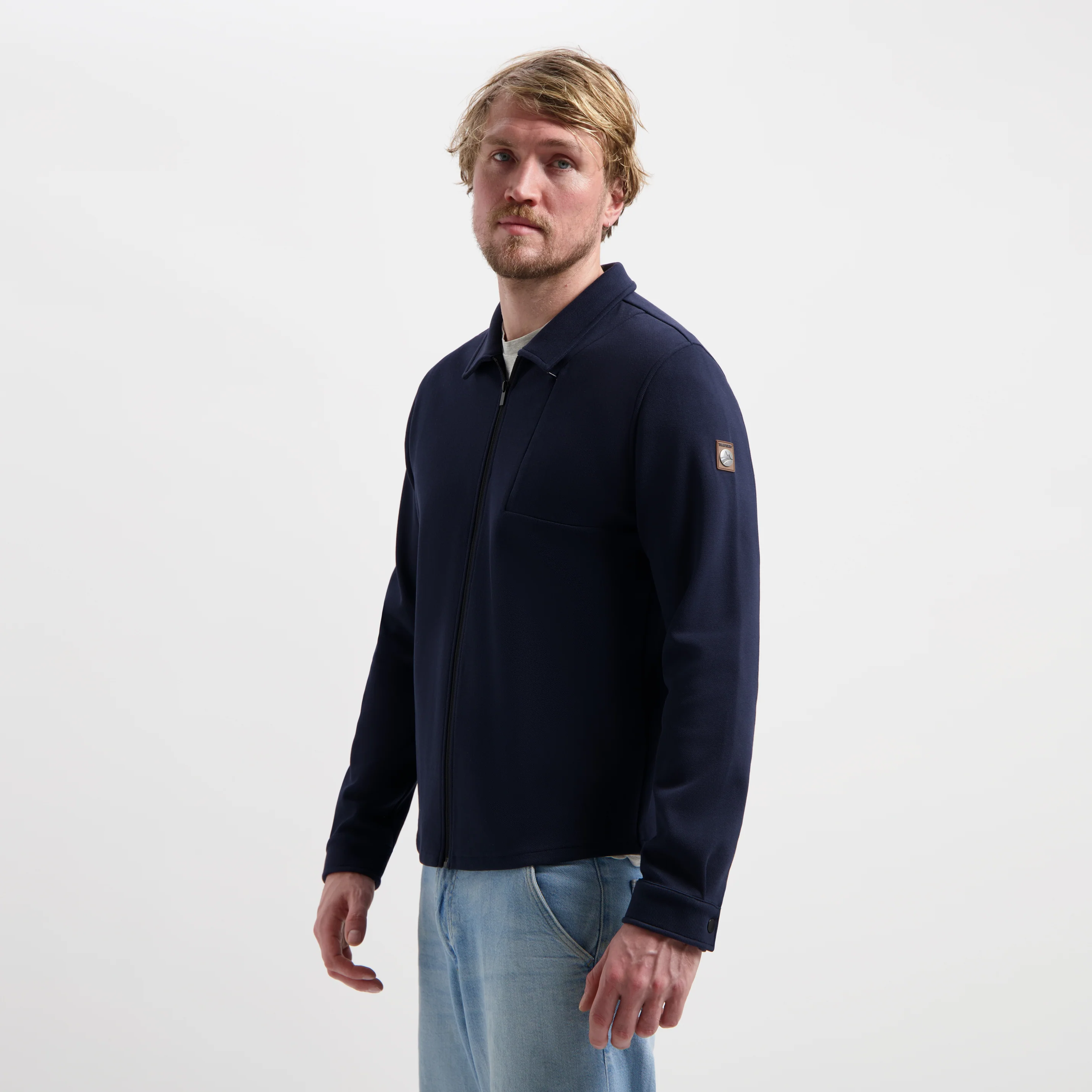 Njord Men - Outdoor over-shirt - Navy - Image 3