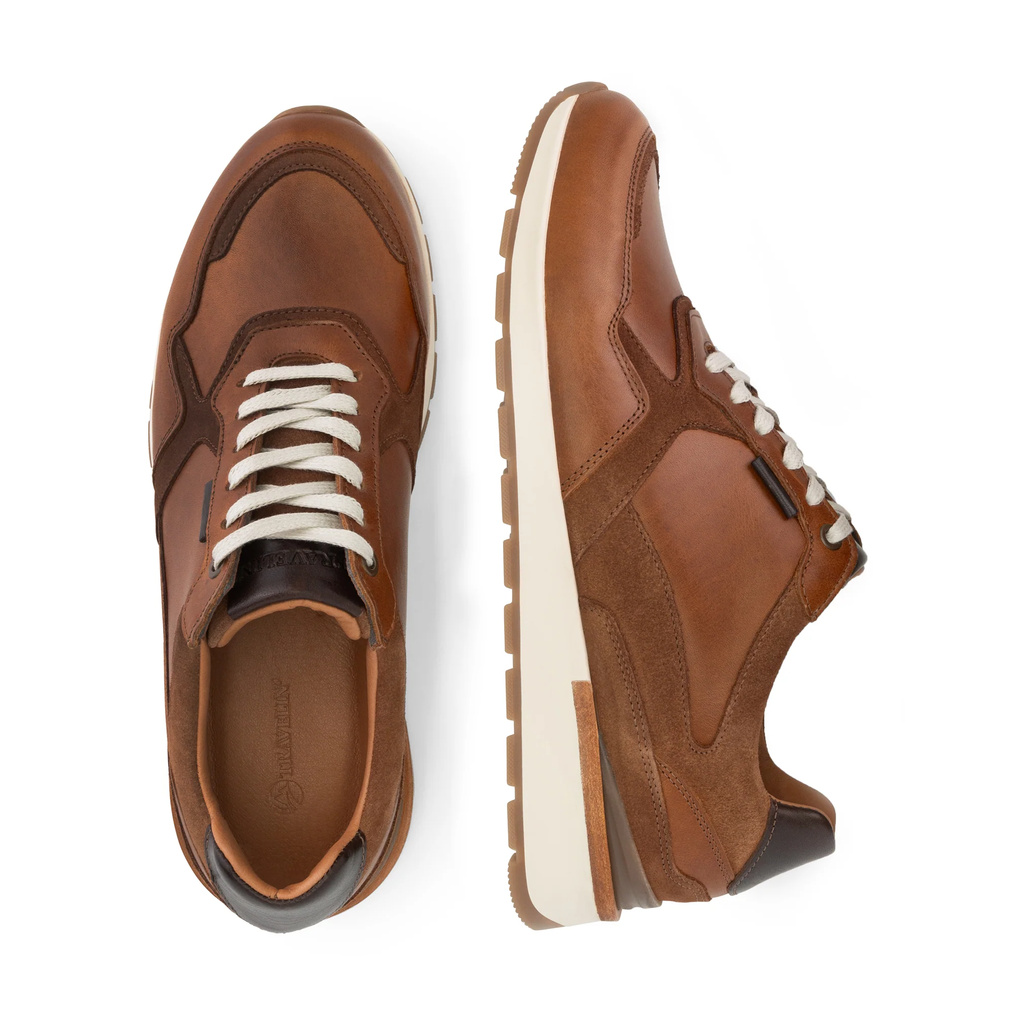 Northam Men - Sneakers - Leather - Cognac - Image 4