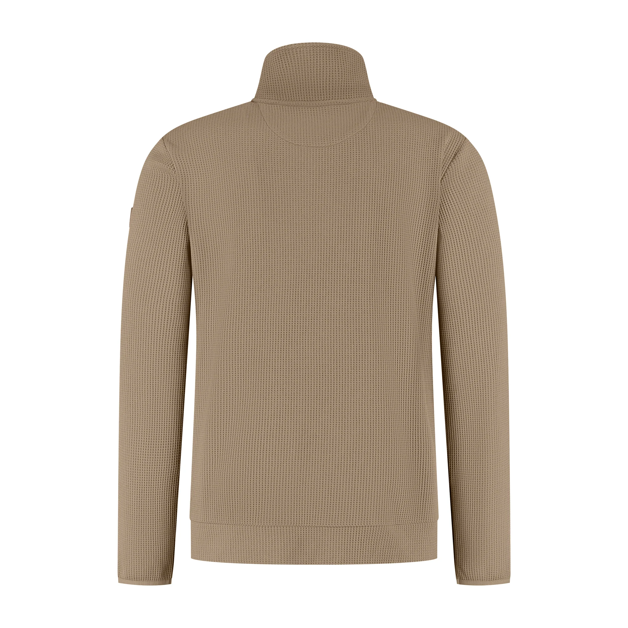 Pavo Men - Outdoor cardigan - Light brown - Image 6