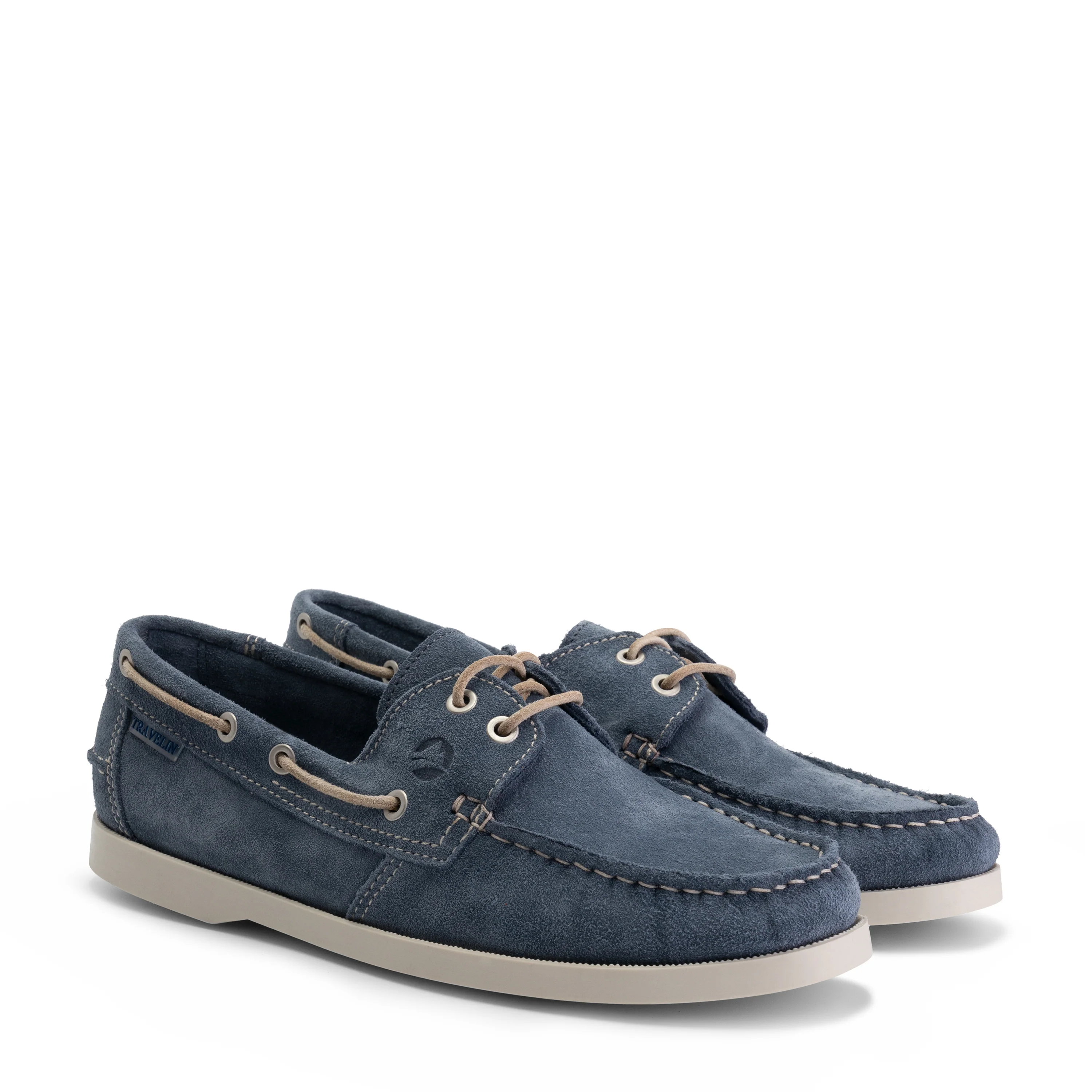 Penzance Men - Boat shoes - Suede - Blue