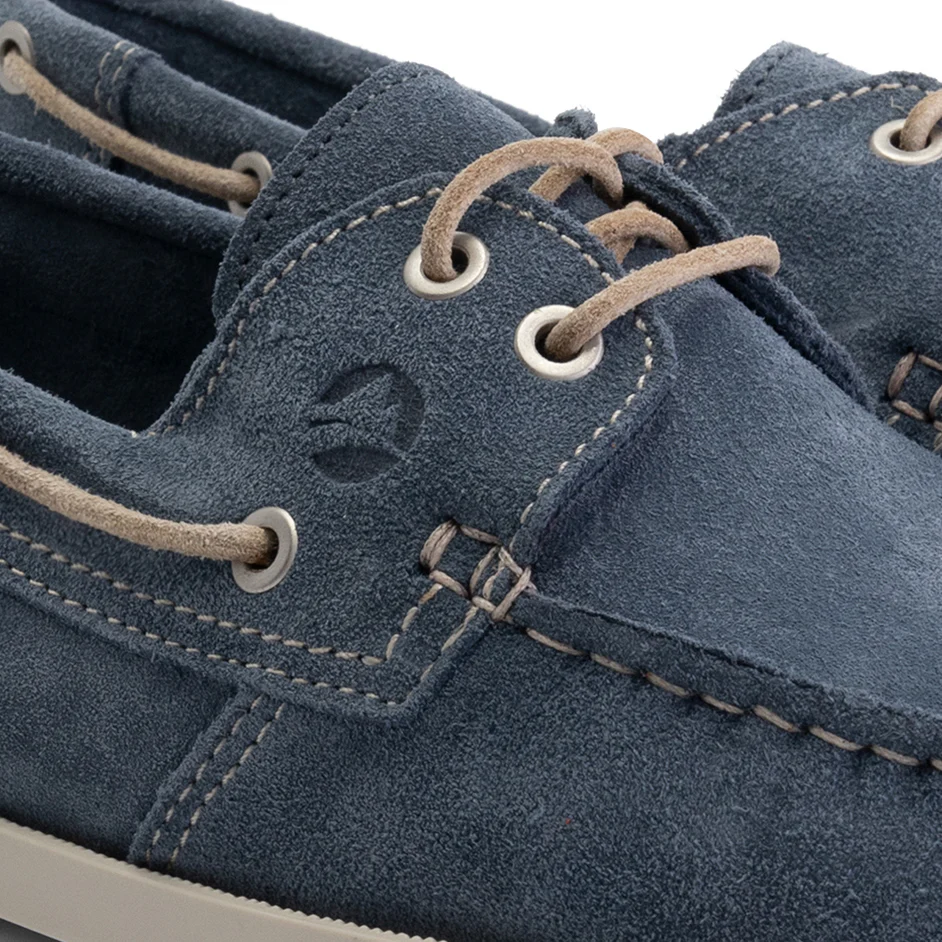 Penzance Men - Boat shoes - Suede - Blue - Image 7