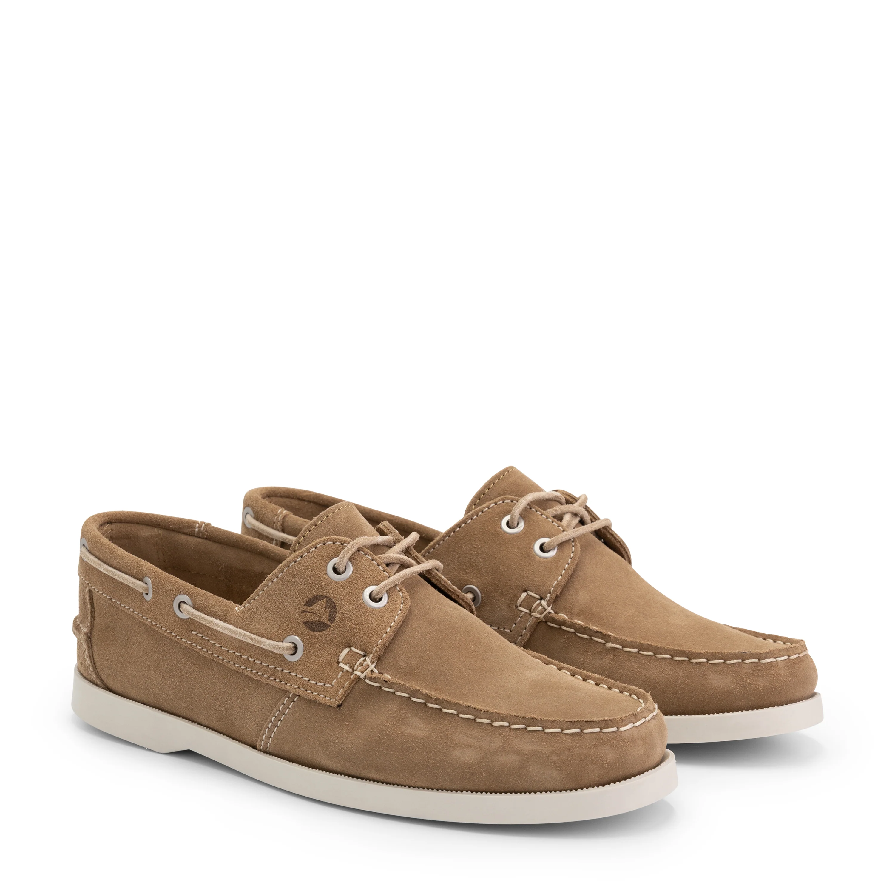 Penzance Men - Boat shoes - Suede - Light brown